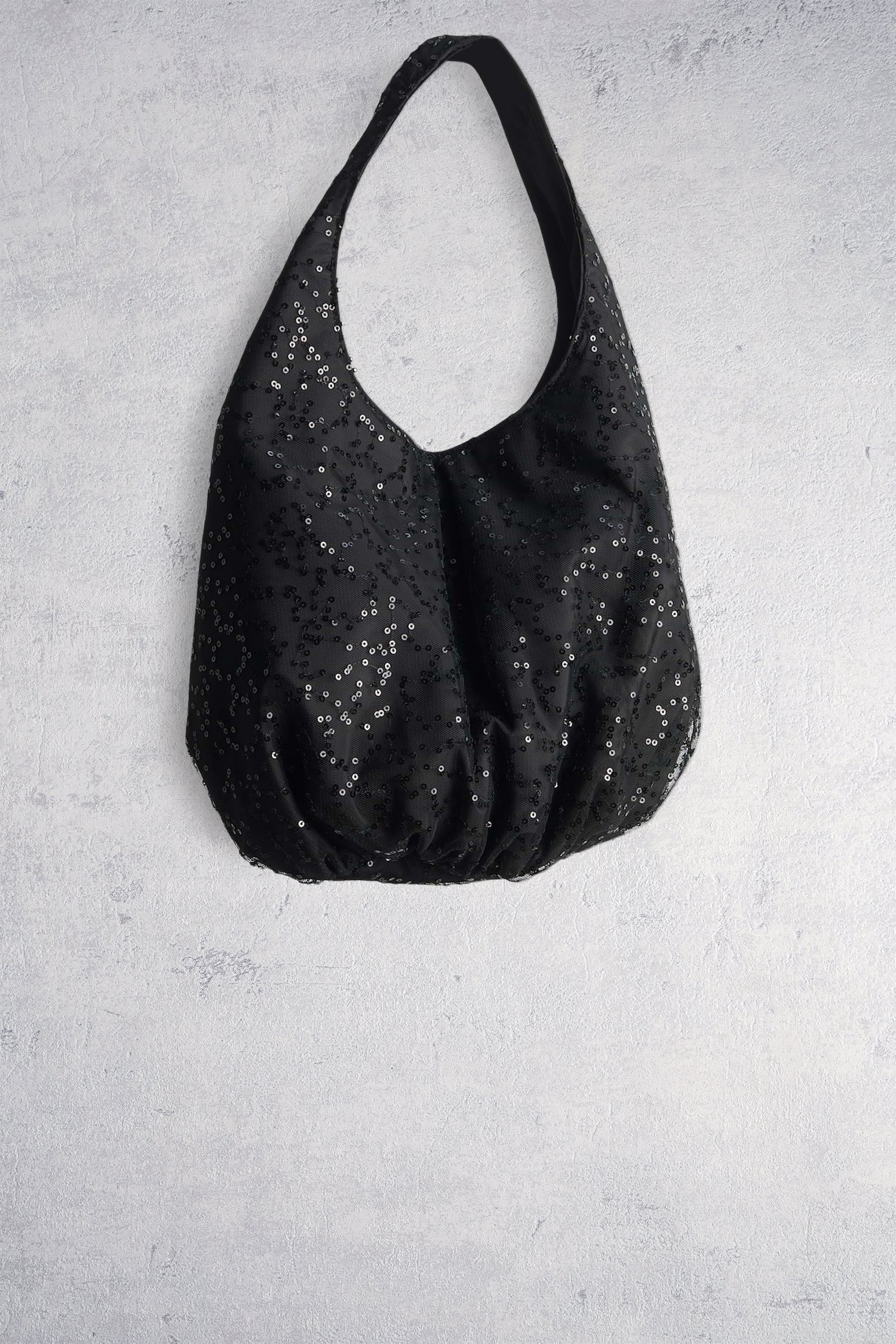 Photo produit 1 de Sac à bandoulière noir à paillettes de Opus pour Femmes