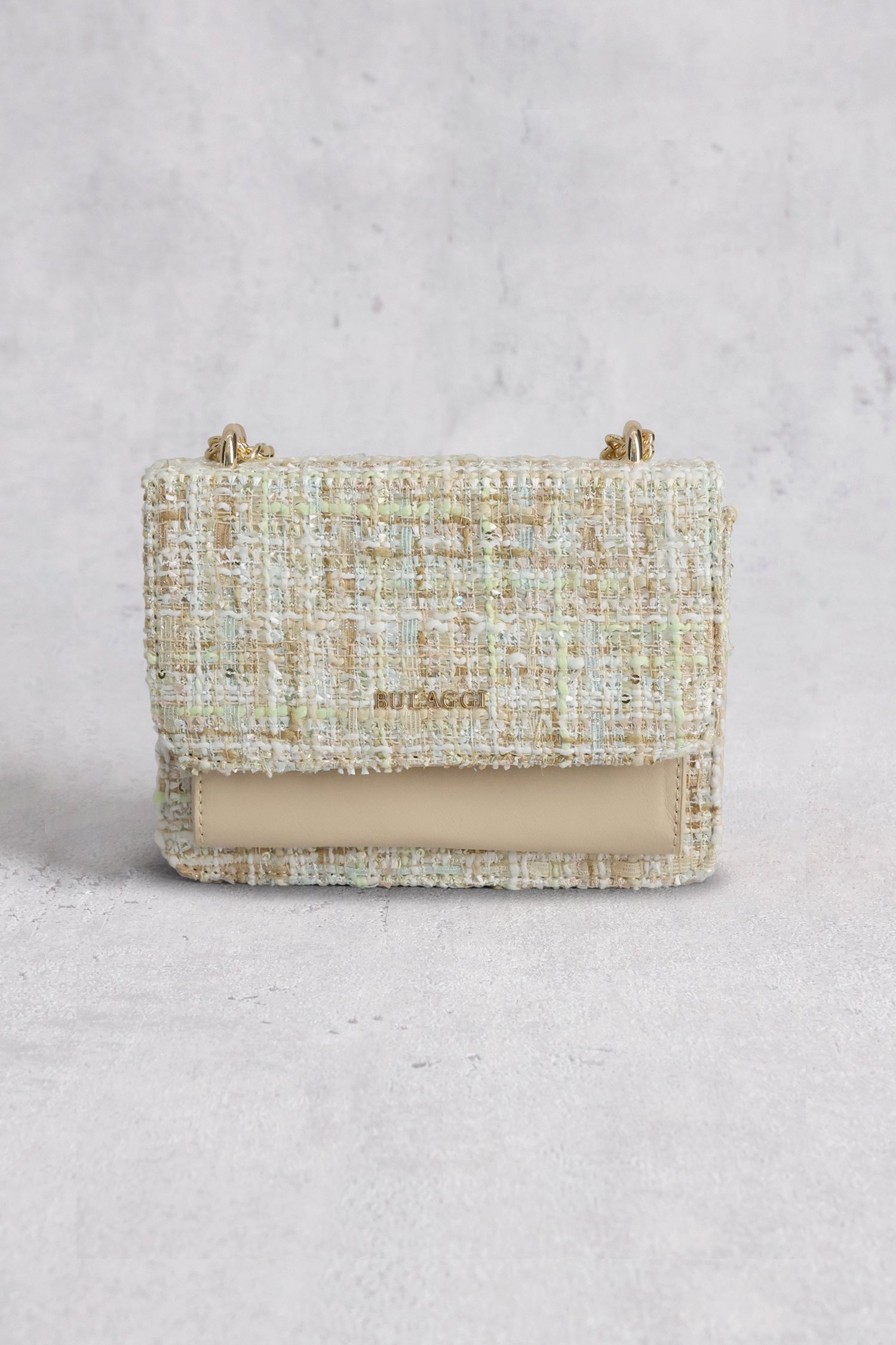 Sac à main beige en bouclé de Bulaggi pour Femmes