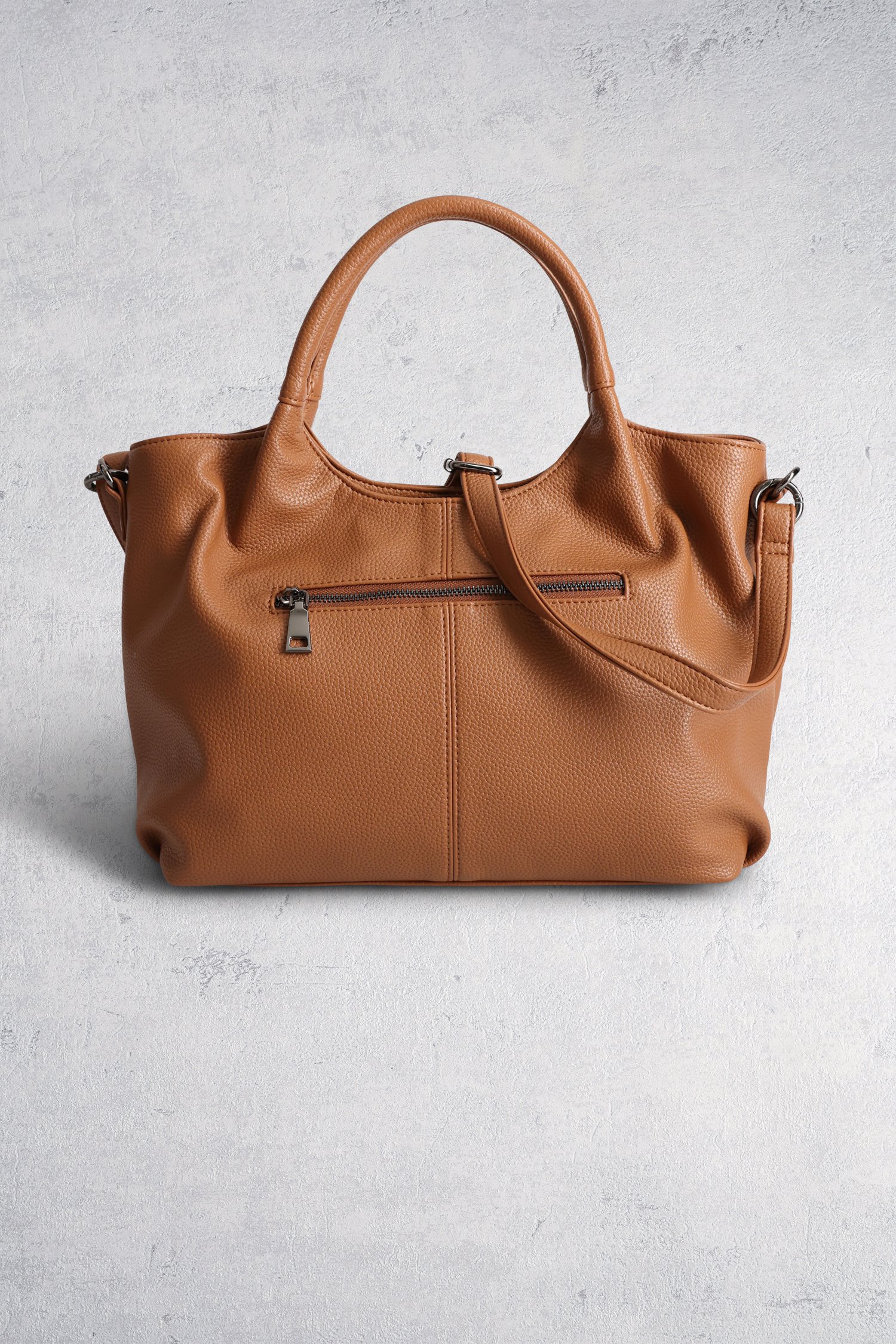 Le dos de Sac à main brun de Liberty Island pour Femmes