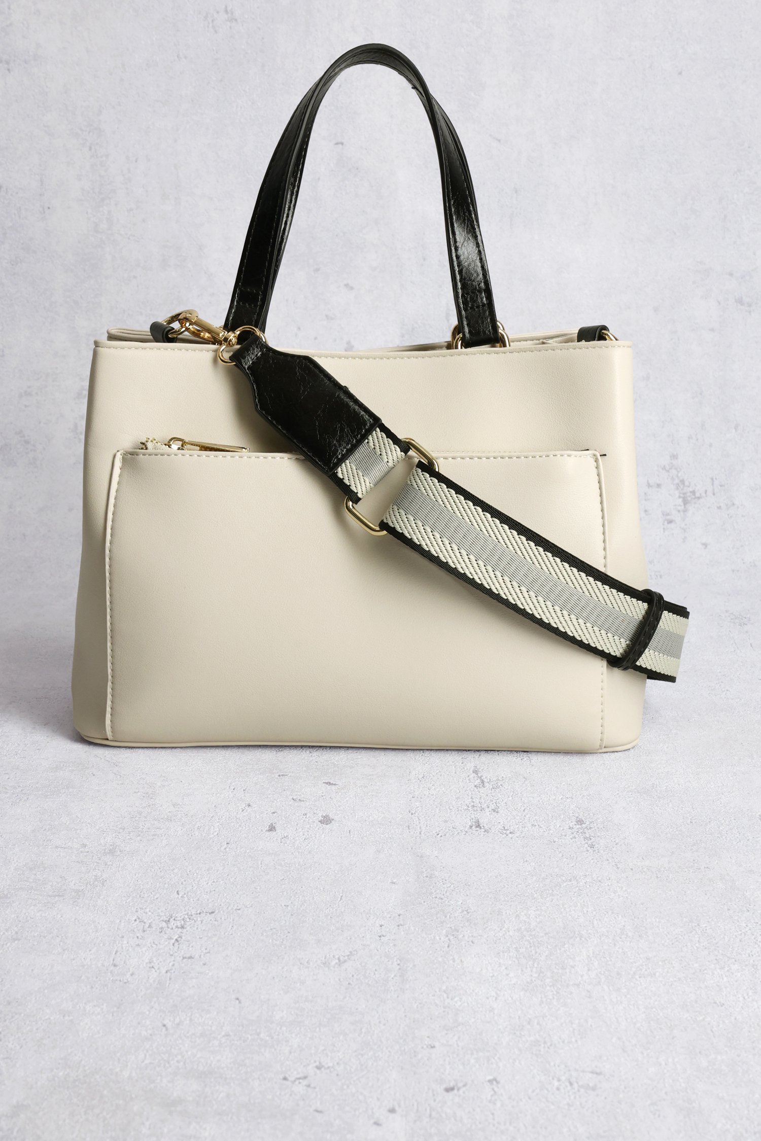 Sac à main écru avec large bandoulière de Liberty Island pour Femmes