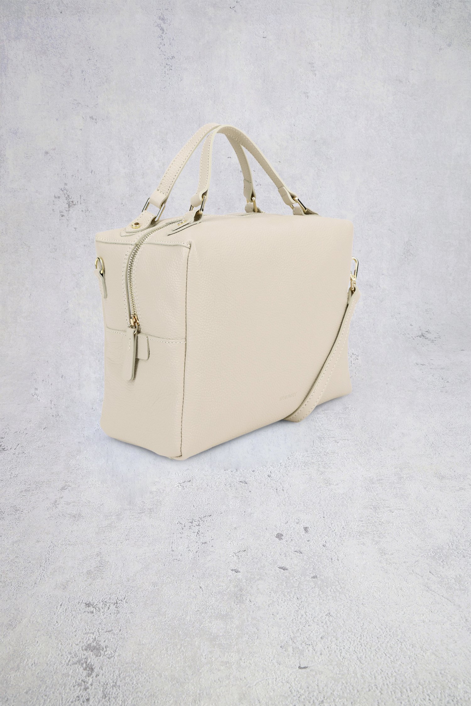 Photo supplémentaire 1 de Sac à main en cuir écru de D'Auvry pour Femmes