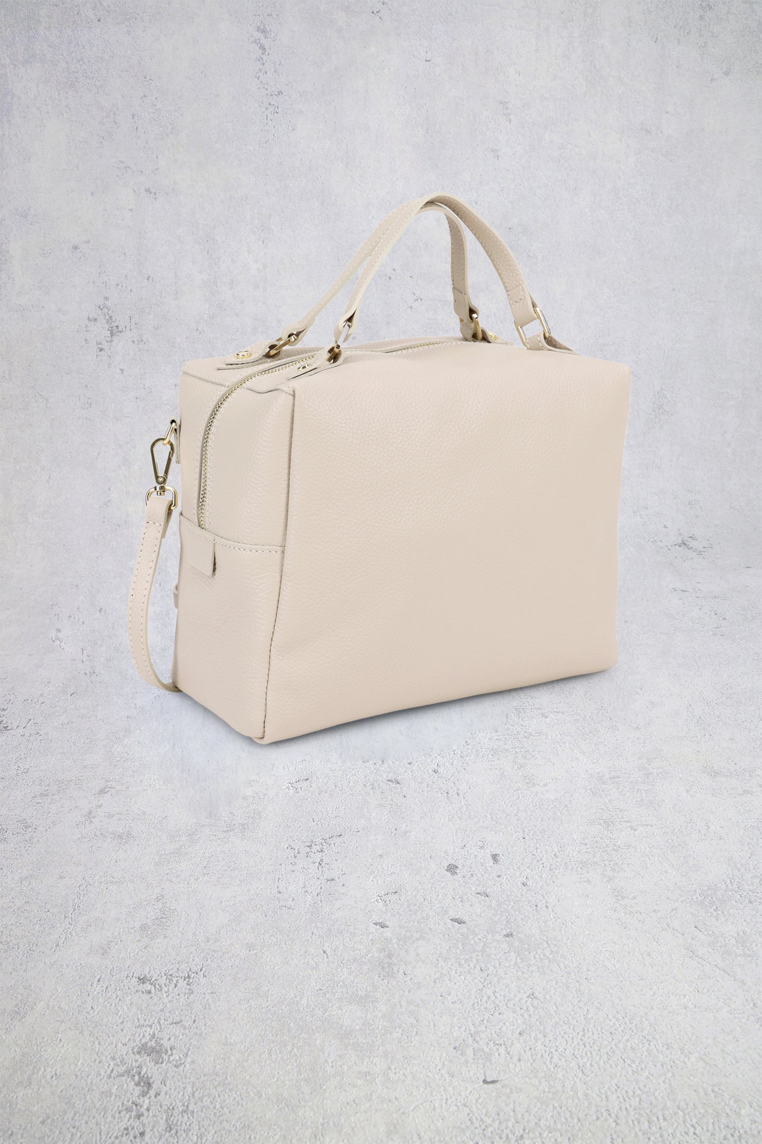 Photo supplémentaire 2 de Sac à main en cuir écru de D'Auvry pour Femmes