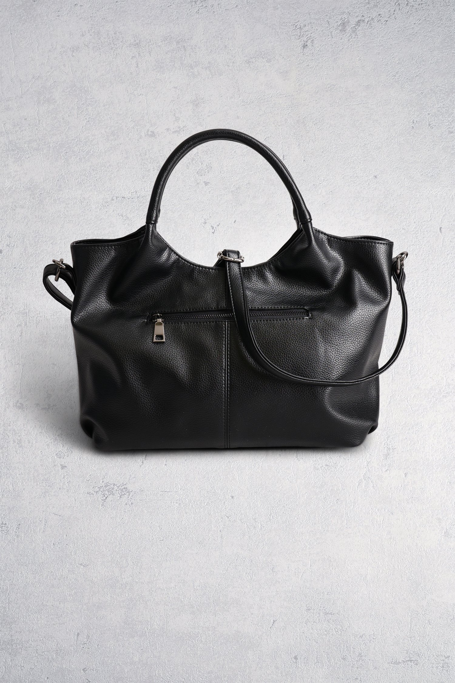 Le dos de Sac à main noir de Liberty Island pour Femmes