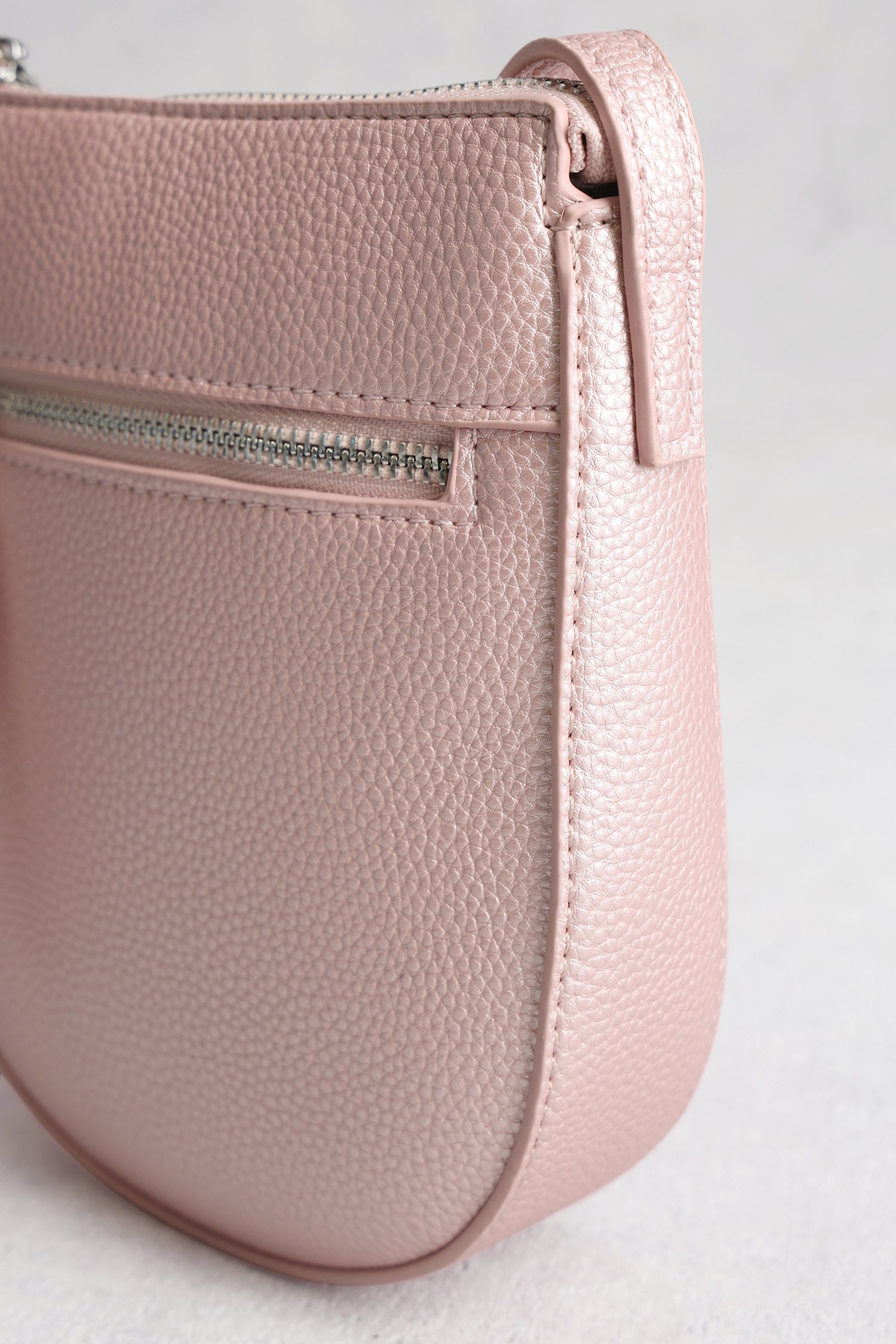 Sac à main rose avec aspect cuir de Liberty Island pour Femmes