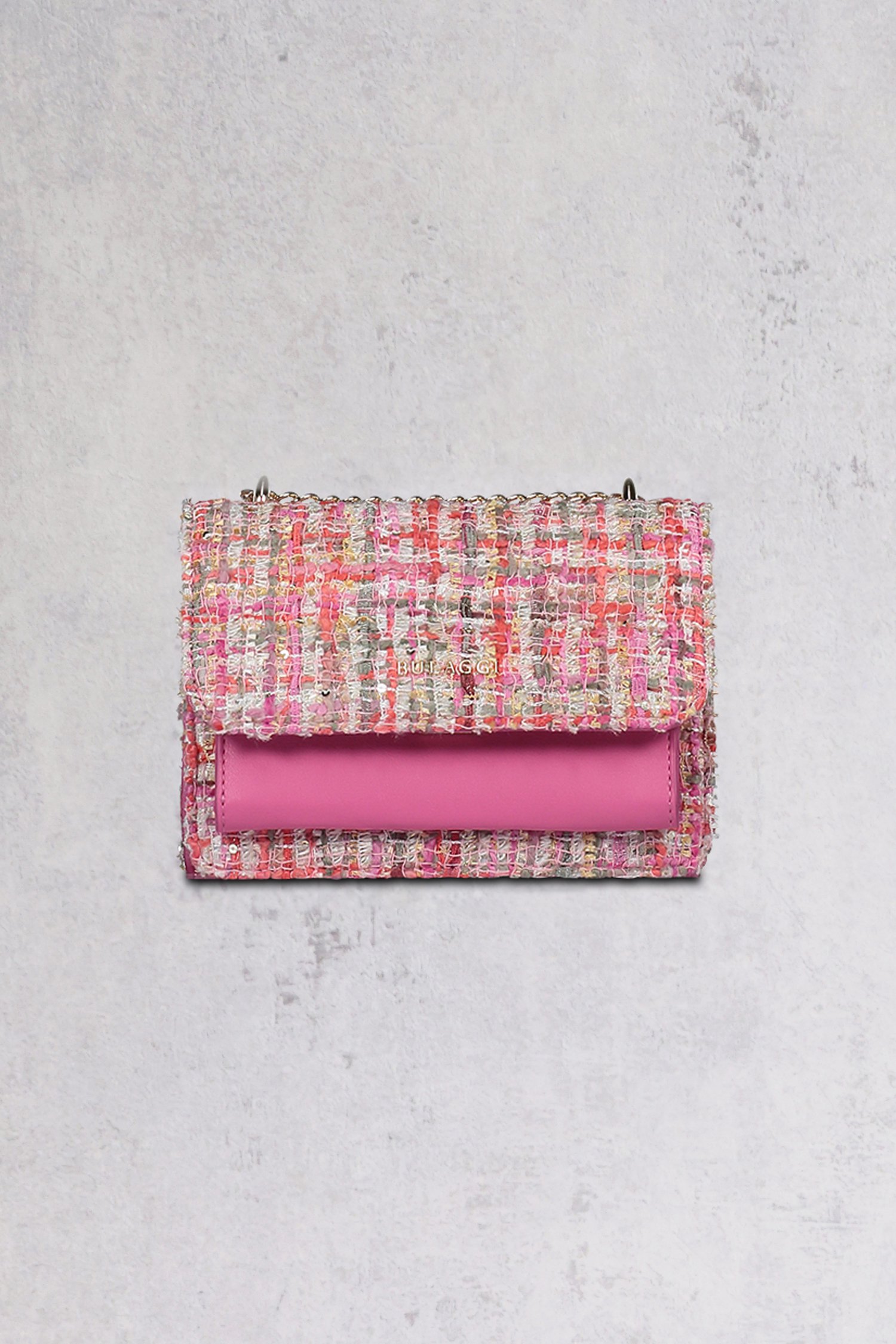 Sac à main rose en bouclé de Bulaggi pour Femmes