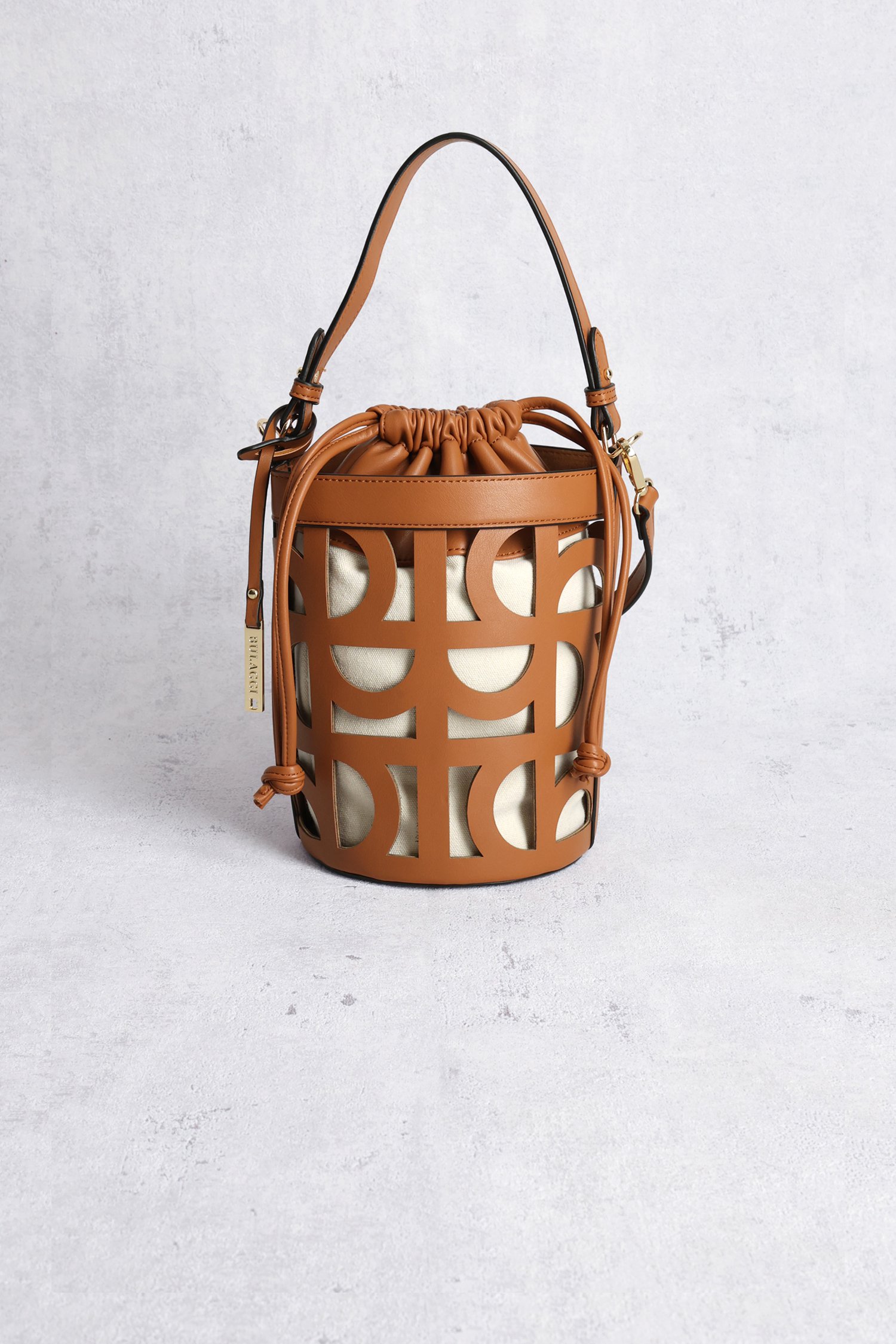 Sac à main seau marron de Bulaggi pour Femmes