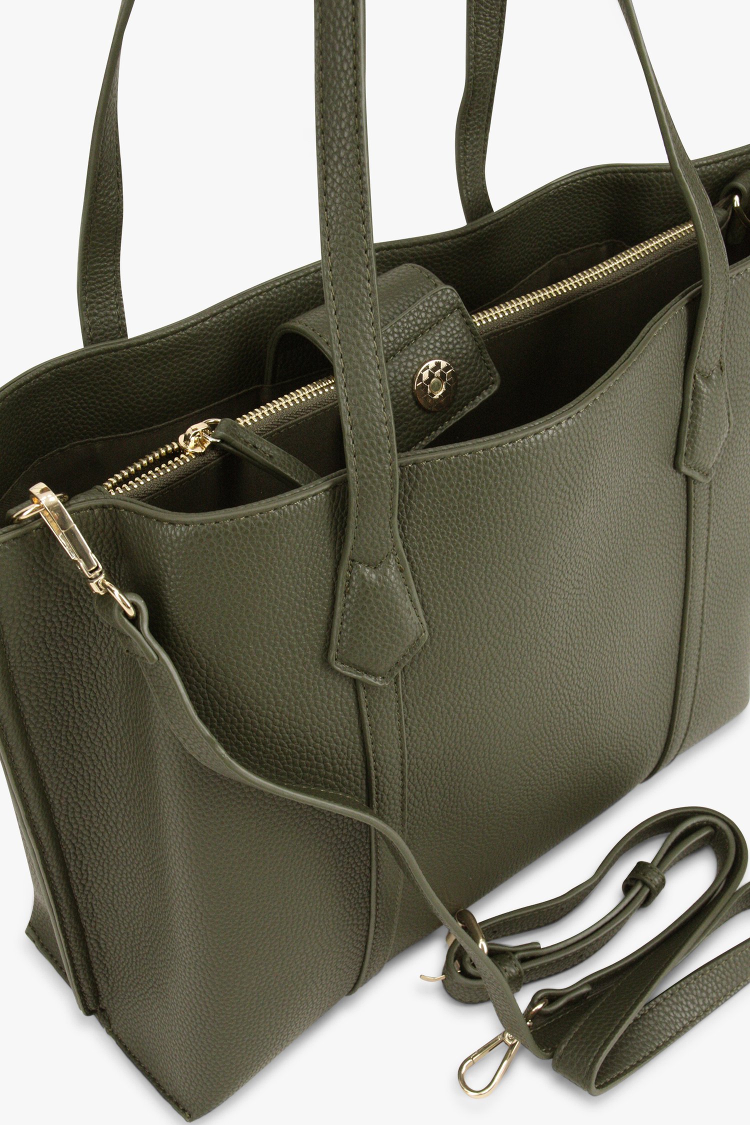 Sac à main vert foncé de Modeno pour Femmes