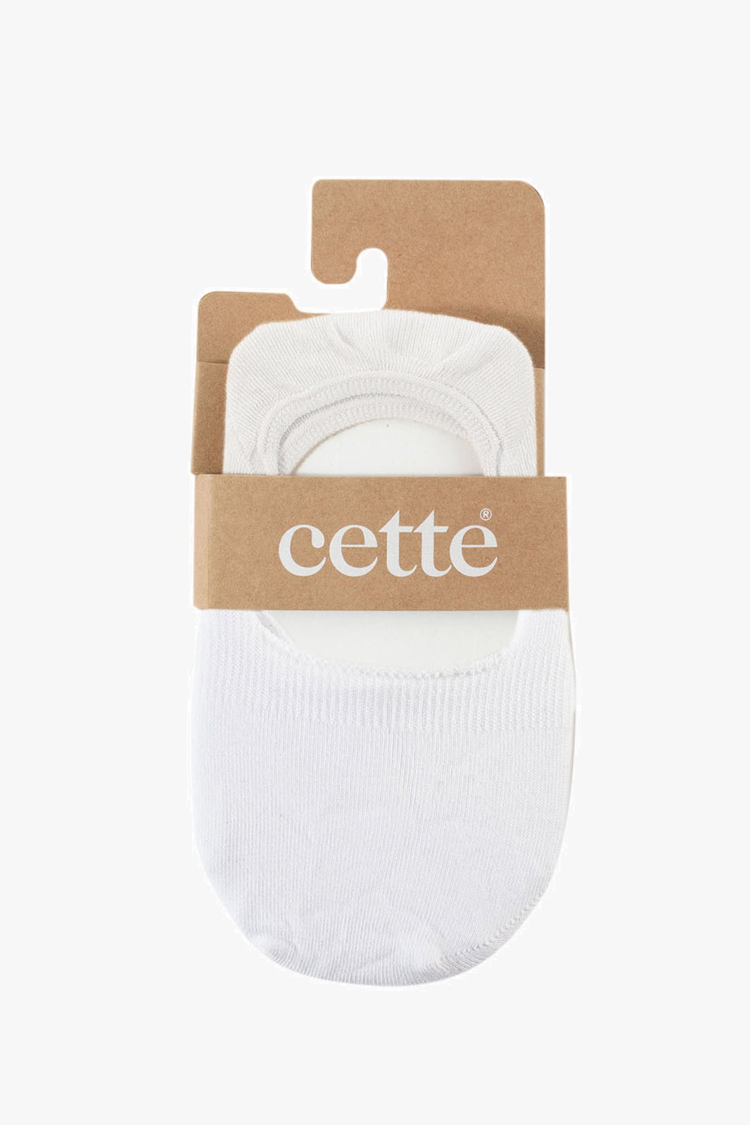Set van 2: witte sokken - basket van Cette voor Dames