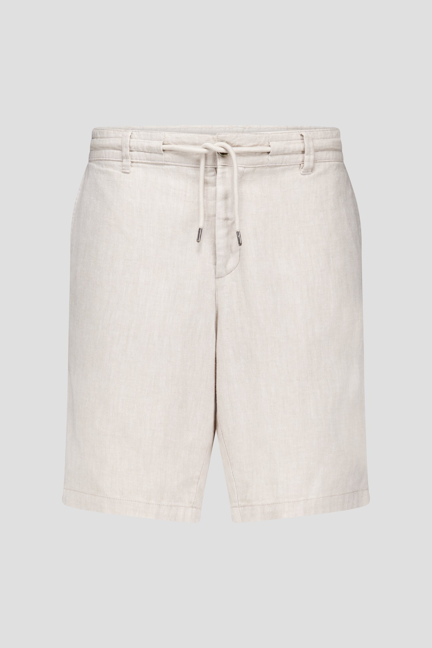 Short beige avec motif à chevrons de Upper East pour Hommes