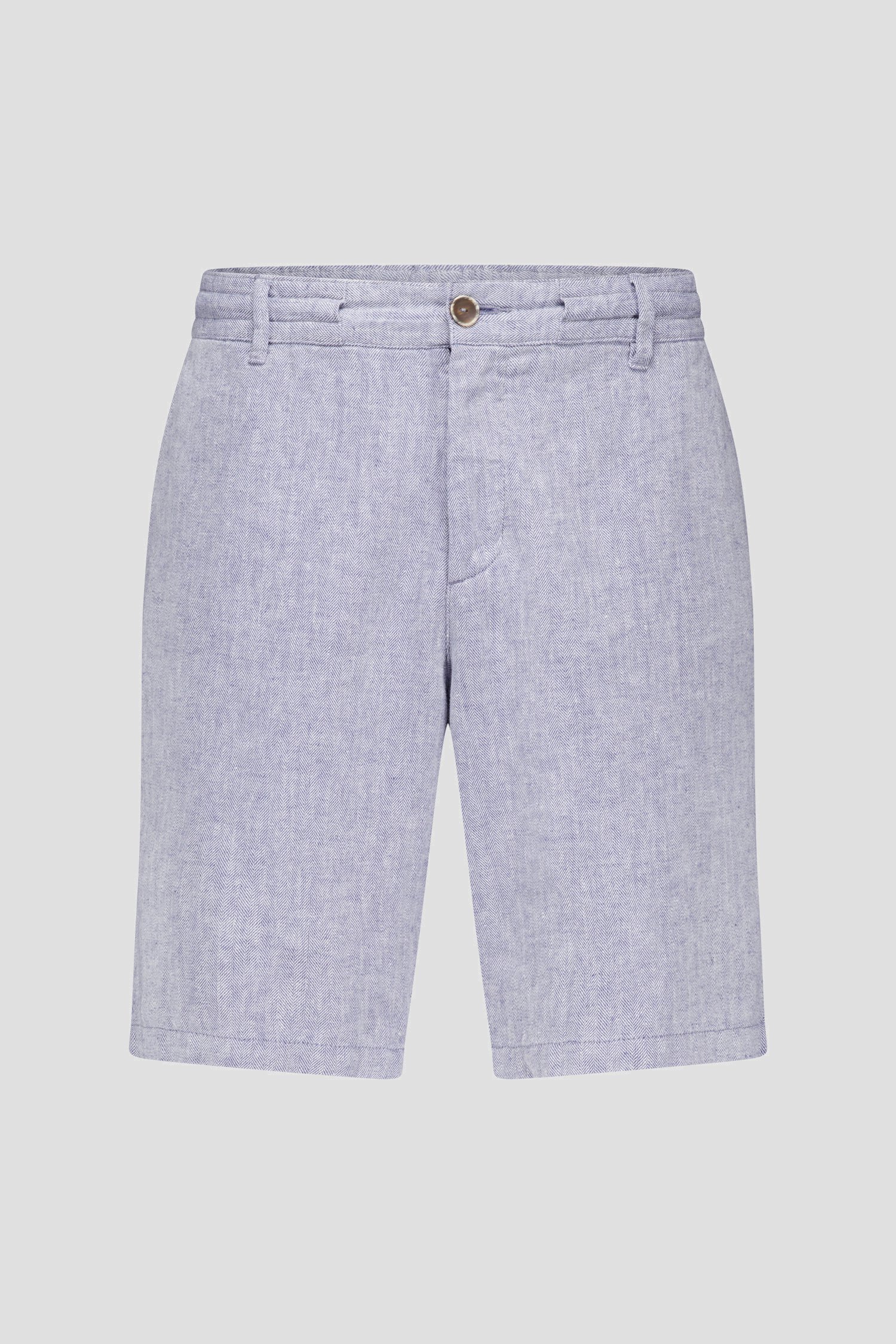 Short bleu avec motif à chevrons de Upper East pour Hommes