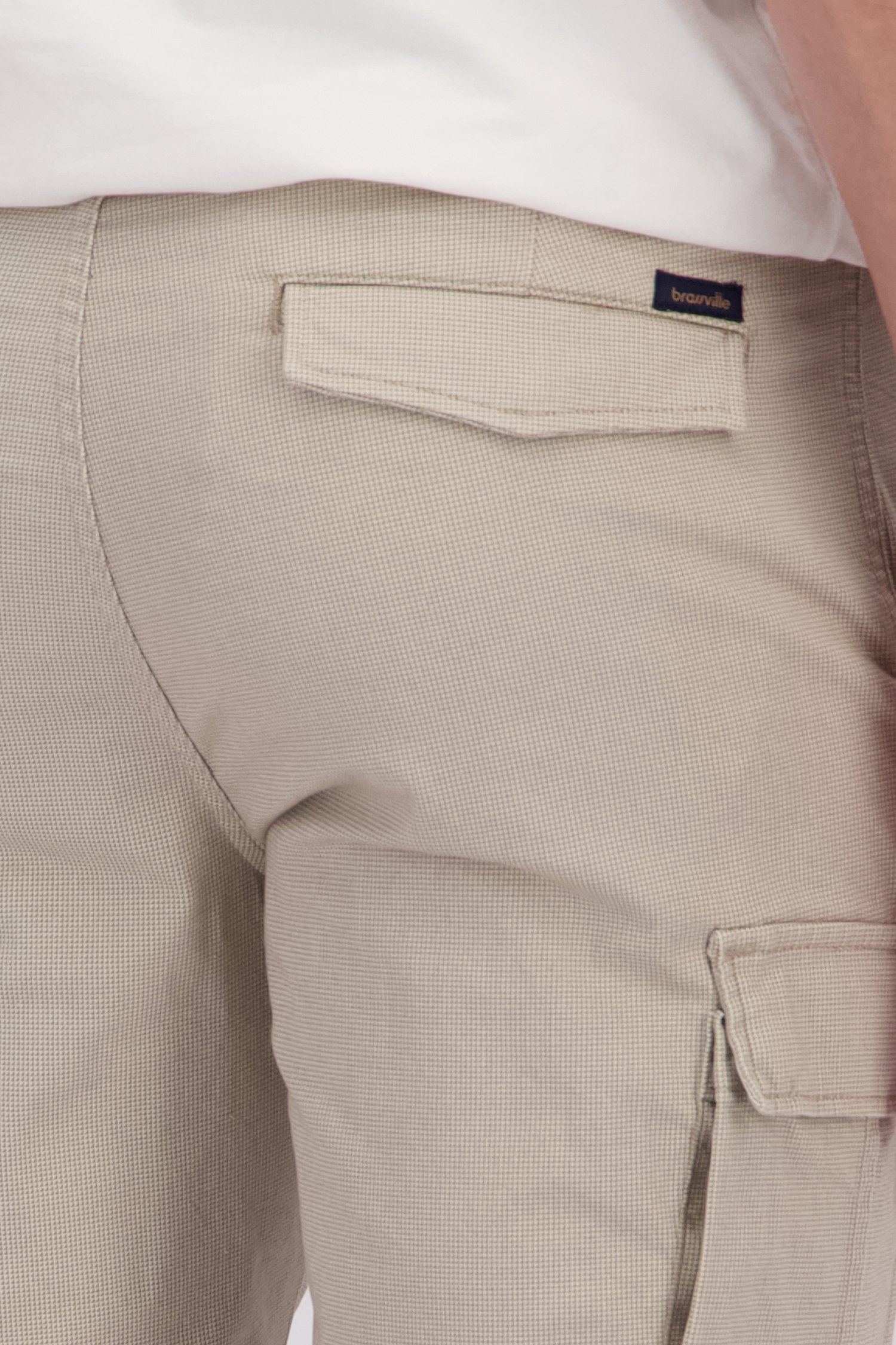 Short cargo gris de Brassville pour Hommes