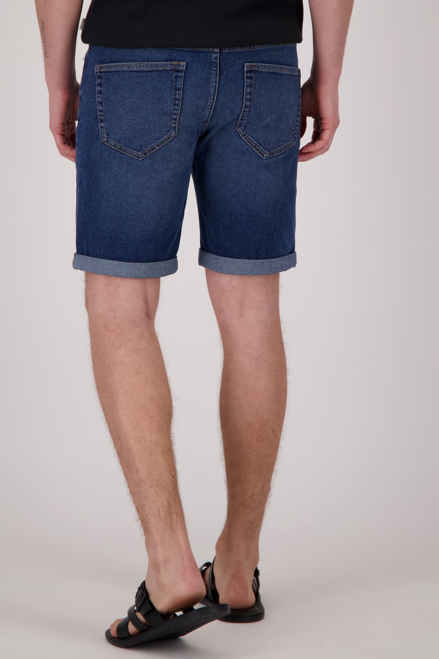Short en jean bleu foncé de ONLY & SONS pour Hommes