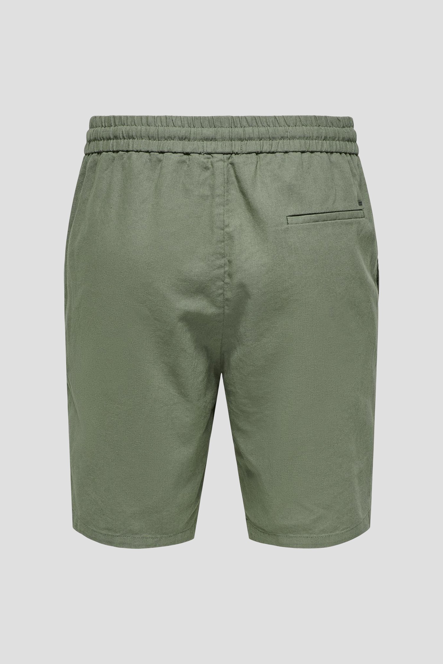 Short kaki avec taille élastique de ONLY & SONS pour Hommes