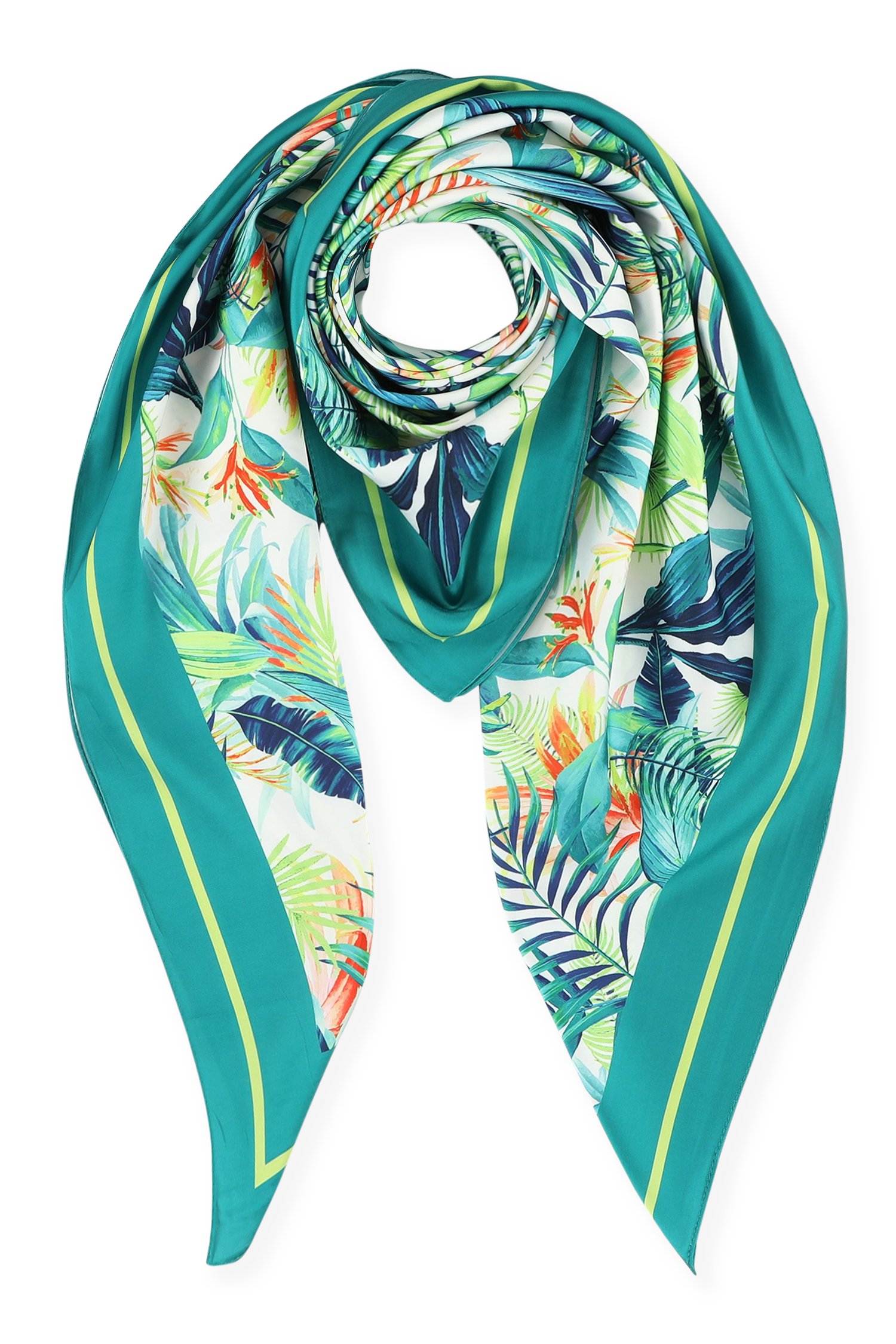 Sjaal met botanische print van Liberty Island voor Dames