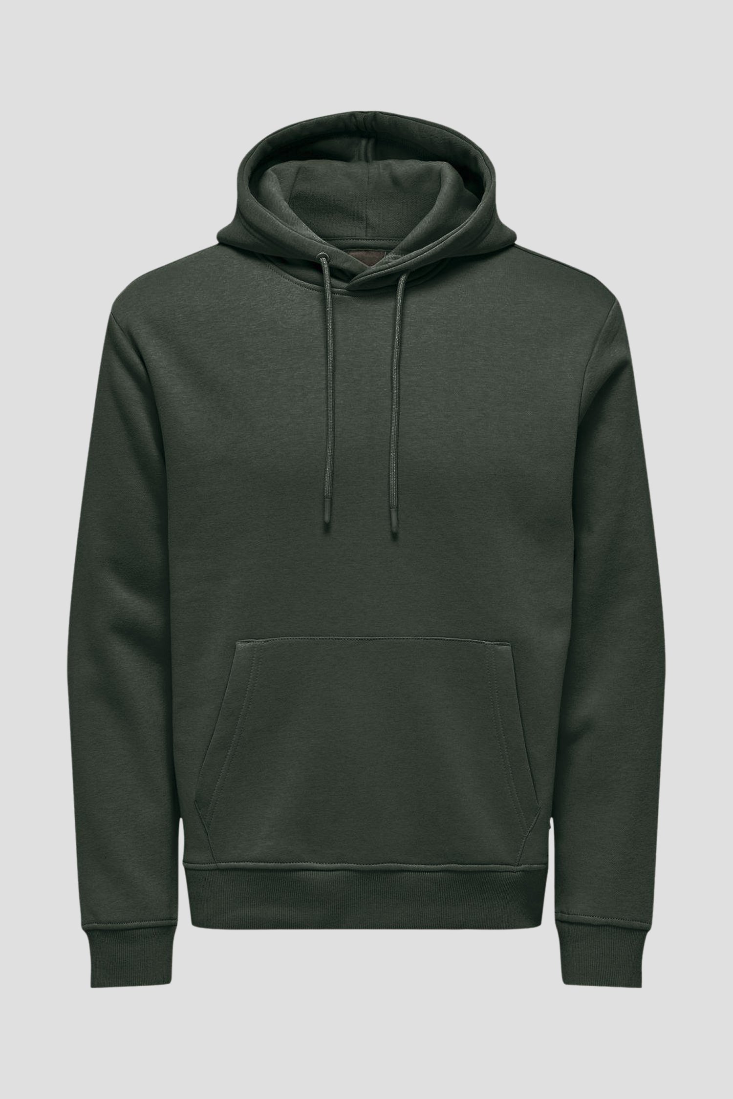 Sweat à capuche vert foncé de ONLY & SONS pour Hommes