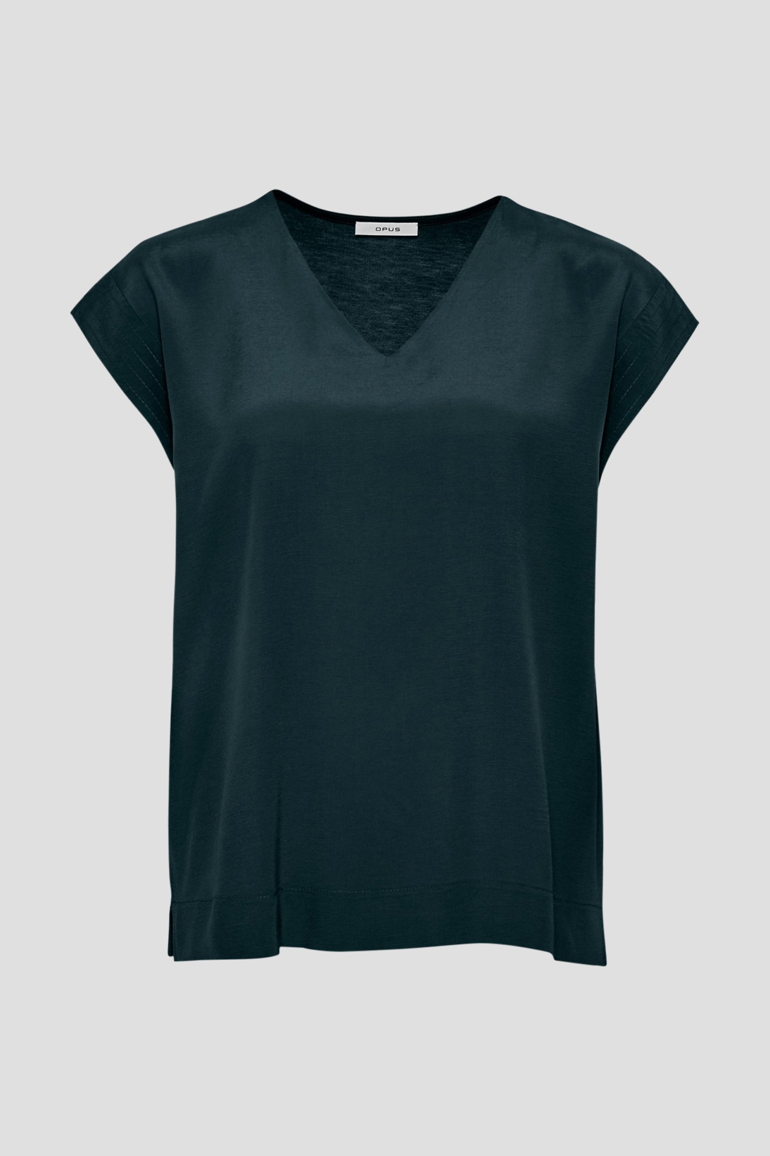 T-shirt à manches courtes bleu-vert de Opus pour Femmes