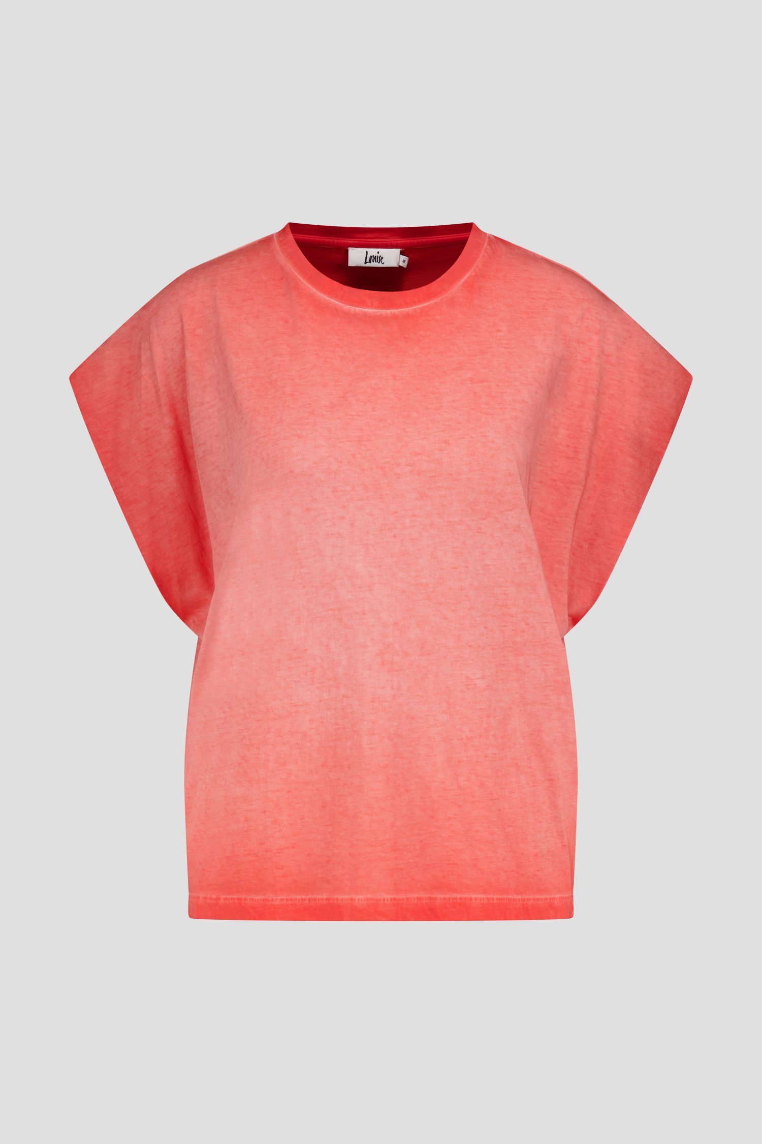 T-shirt à manches courtes rose corail délavé de Louise pour Femmes