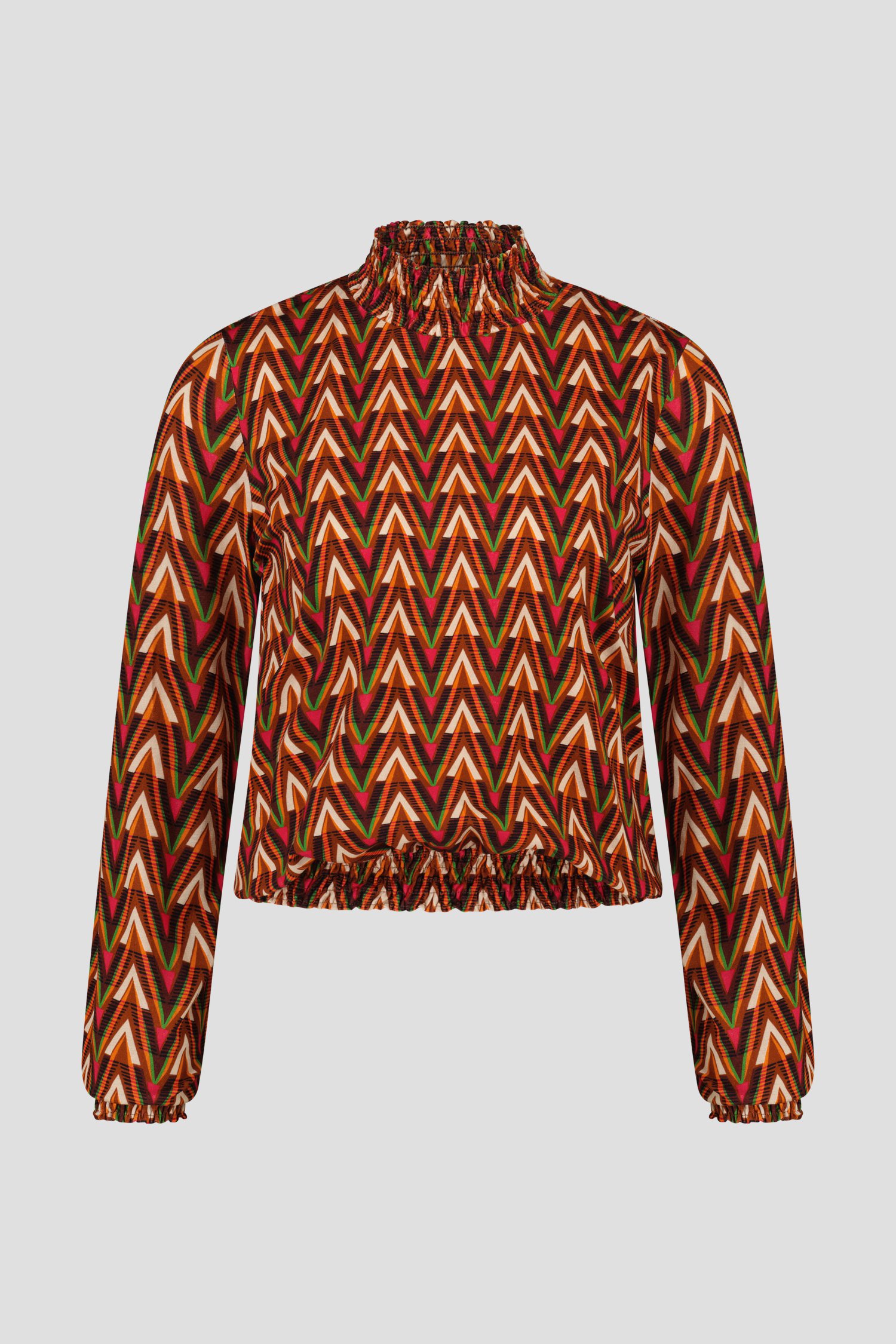 T-shirt à motif graphique multicolore de Geisha pour Femmes