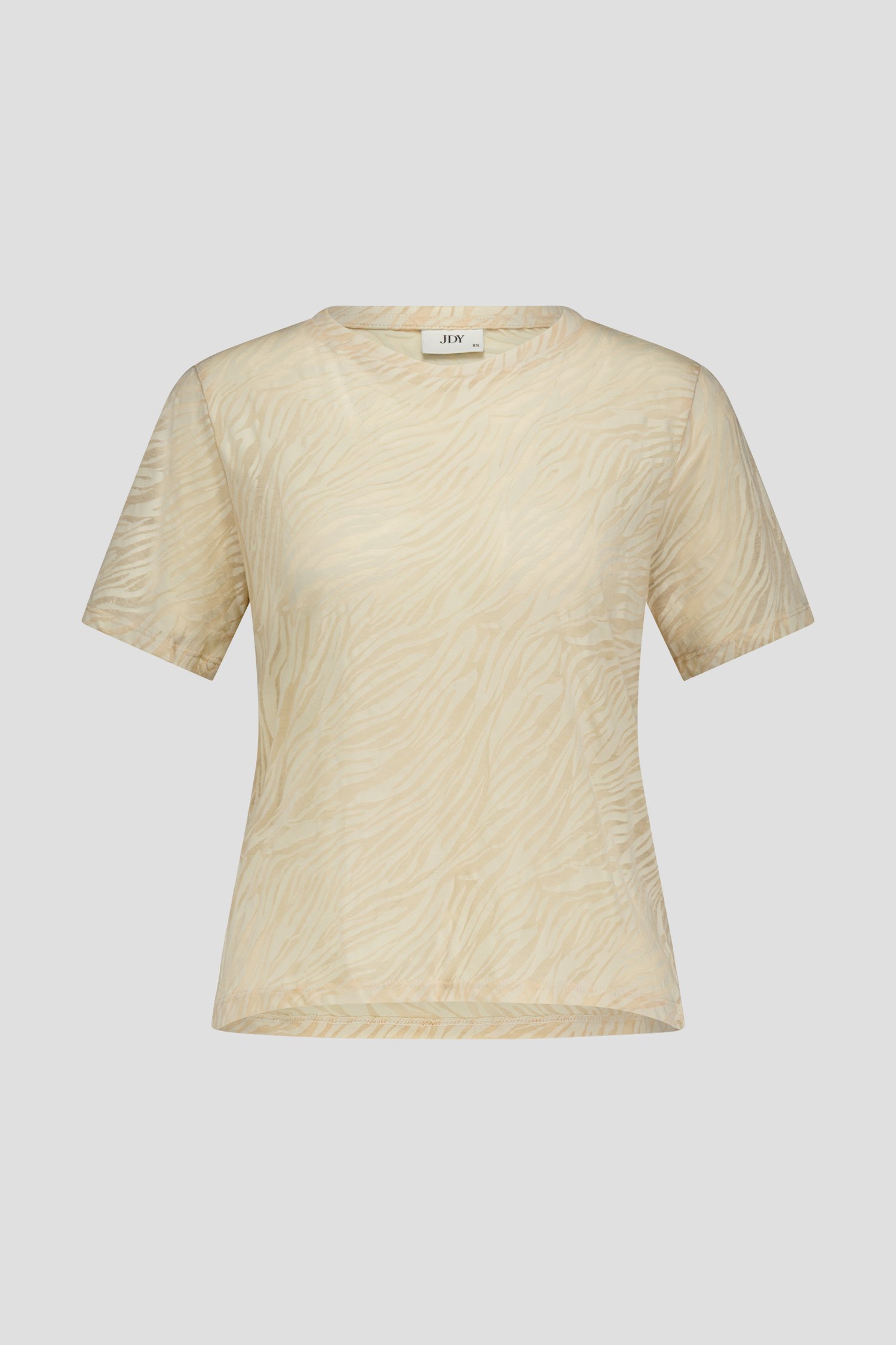 Photo produit 1 de T-shirt beige à motif zébré de JDY pour Femmes