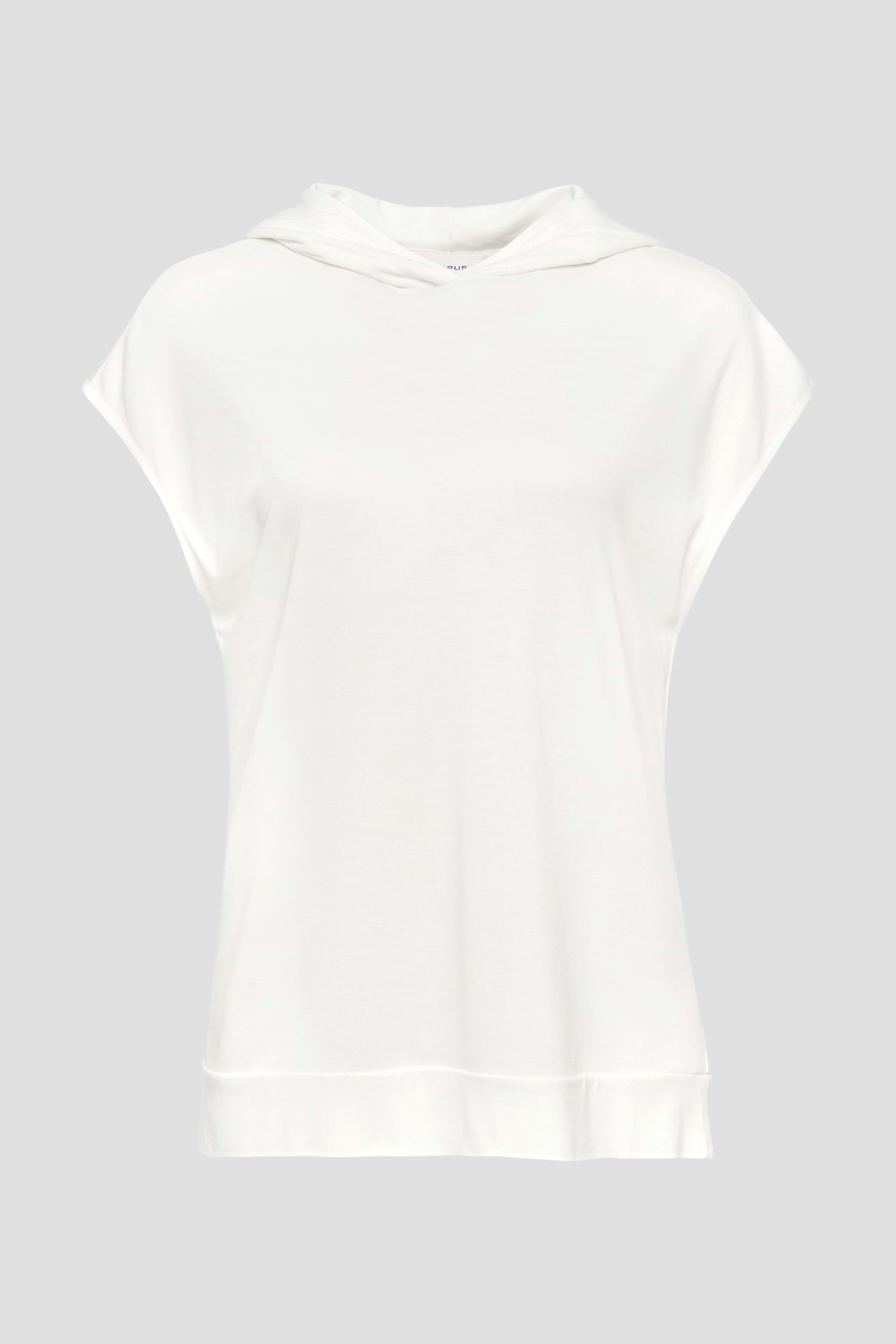 T-shirt blanc à capuche de Opus pour Femmes