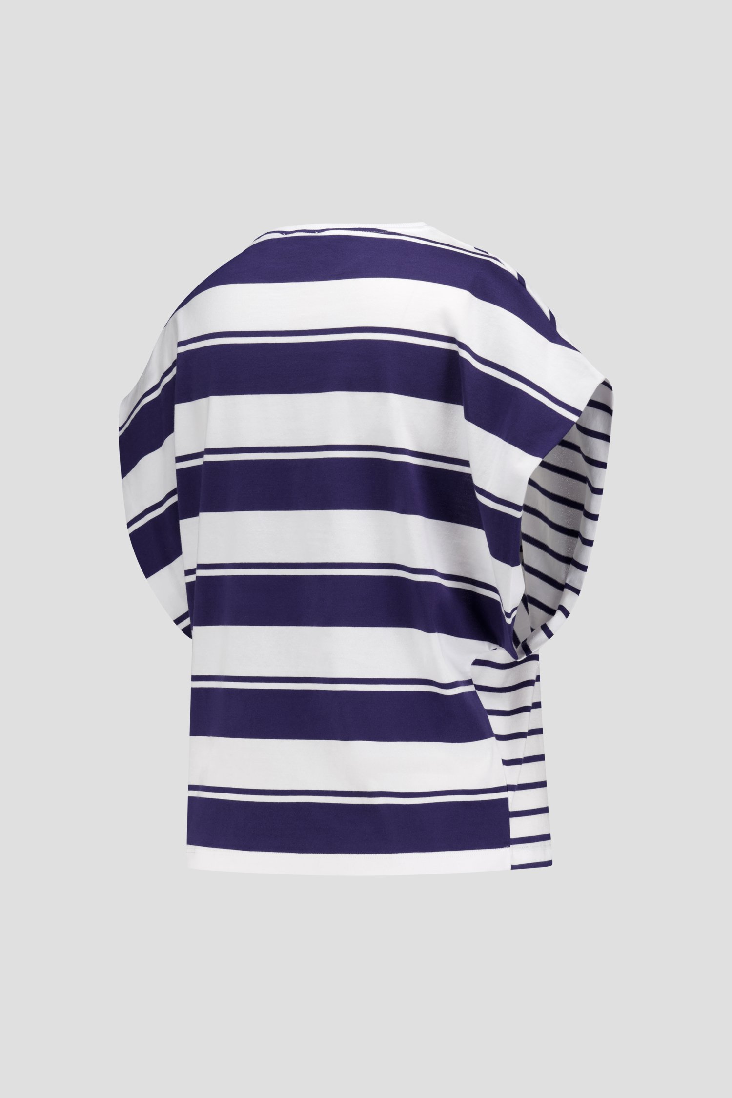 T-shirt blanc à rayures bretonnes de Louise pour Femmes