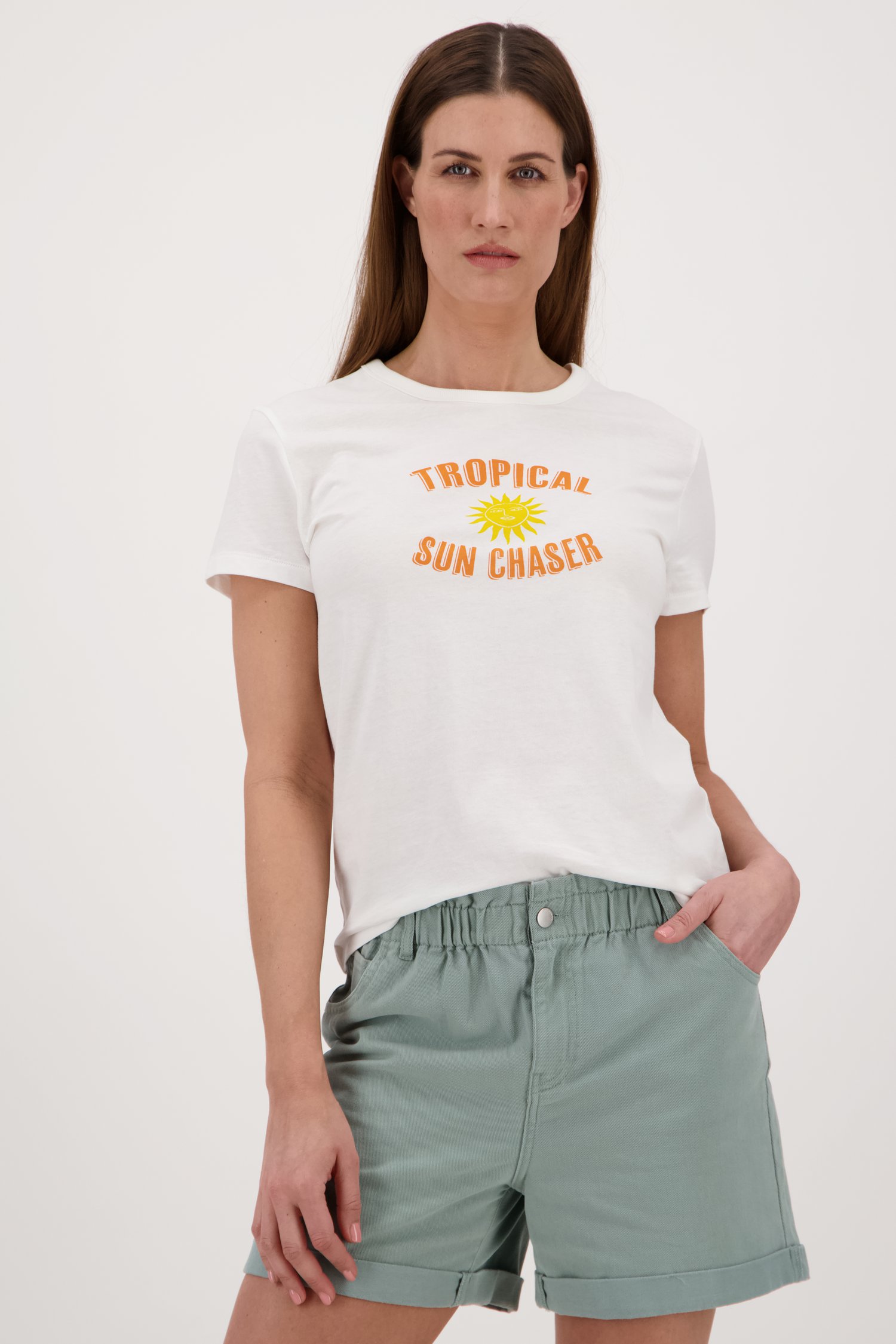 T-shirt blanc avec inscription de JDY pour Femmes