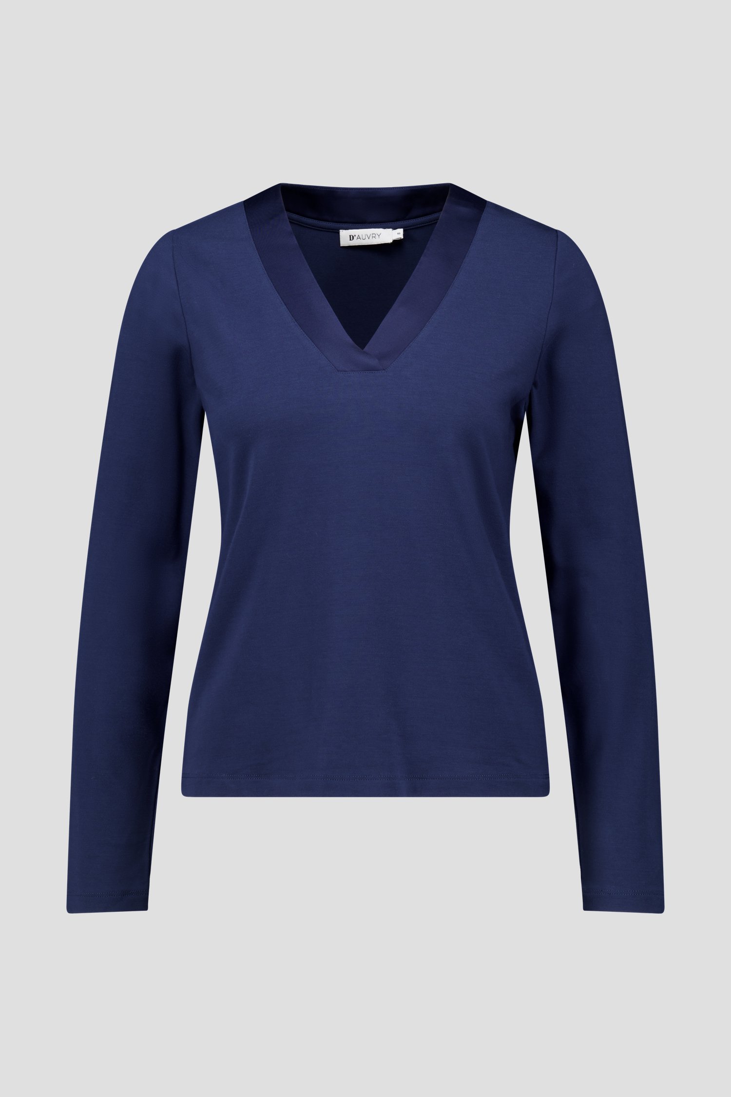 Photo produit 1 de T-shirt bleu à manches longues de D'Auvry pour Femmes