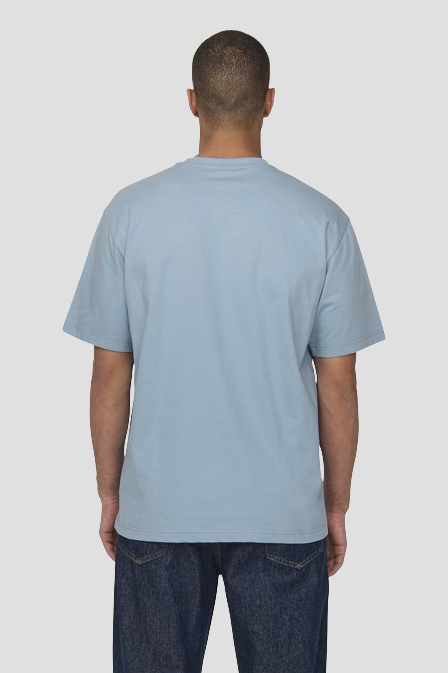 T-shirt bleu clair à col rond de ONLY & SONS pour Hommes