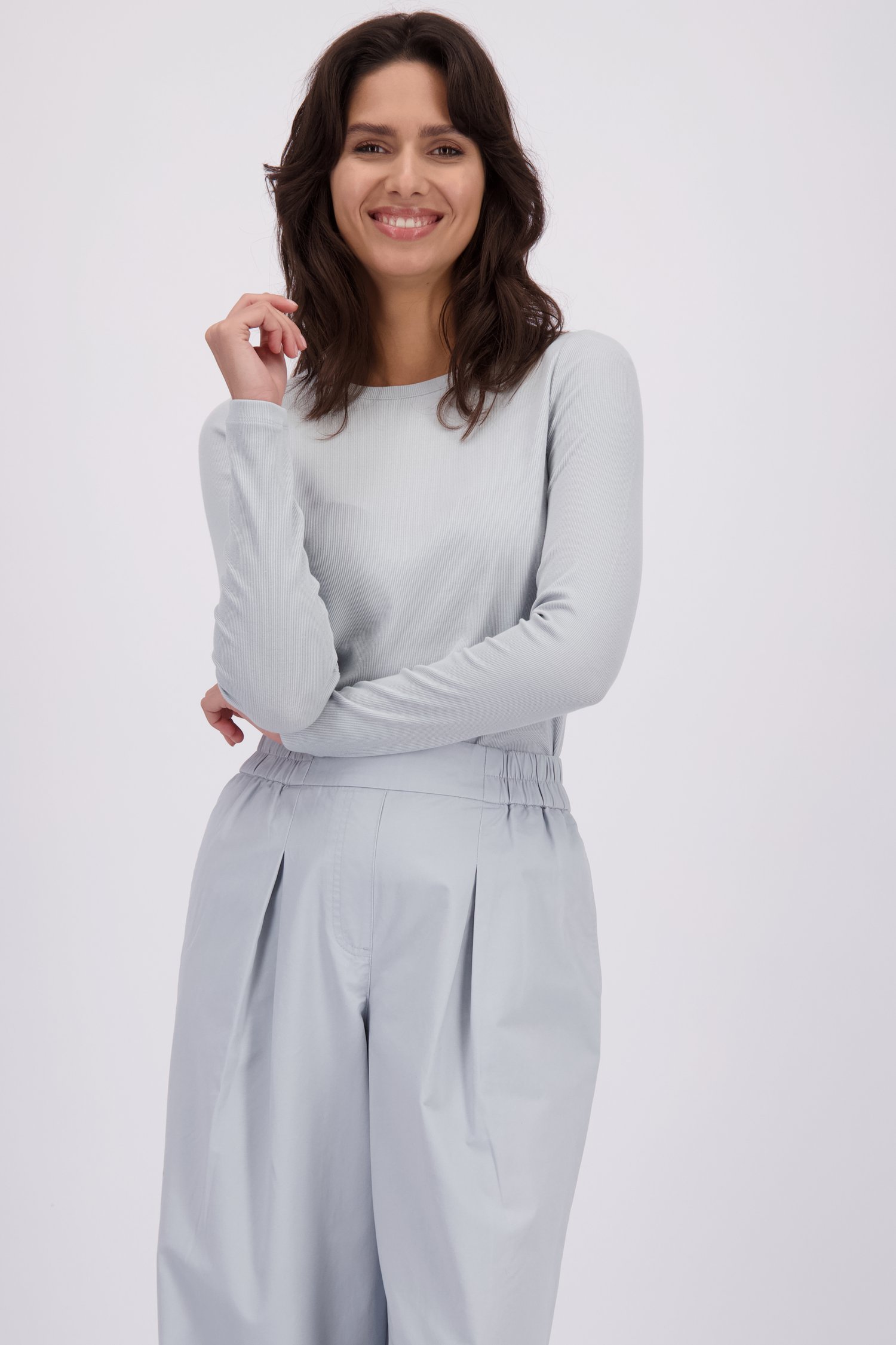 Le devant de T-shirt bleu clair de Louise pour Femmes