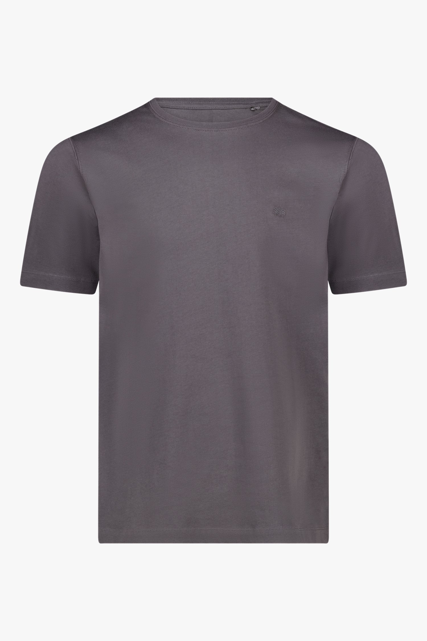 T-shirt gris à col rond de Ravøtt pour Hommes