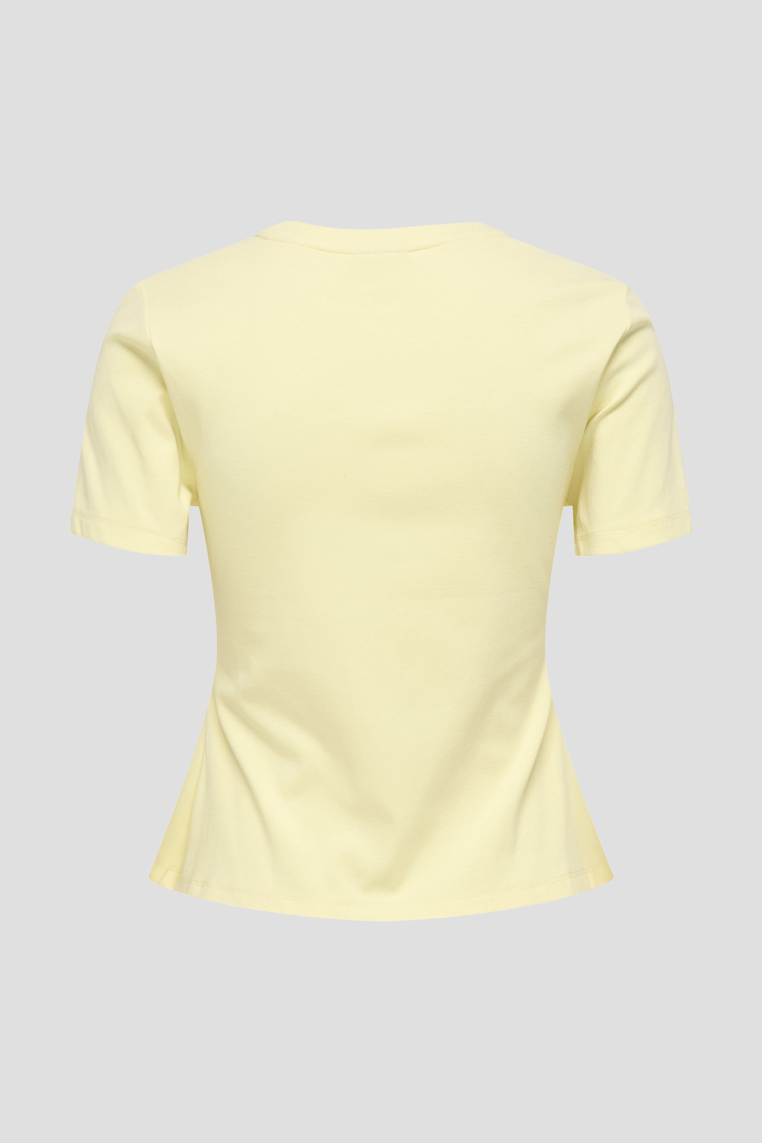Photo produit 2 de T-shirt jaune froncé en coton de JDY pour Femmes