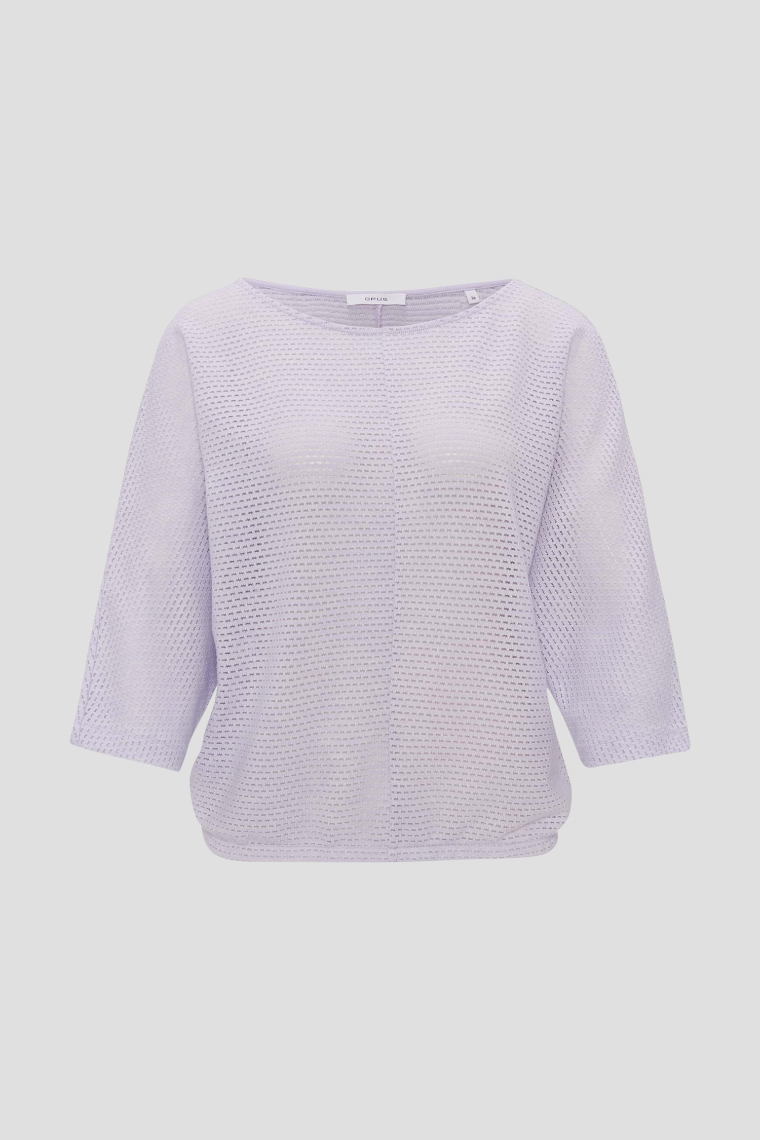 T-shirt lilas en crochet avec motif ajouré de Opus pour Femmes