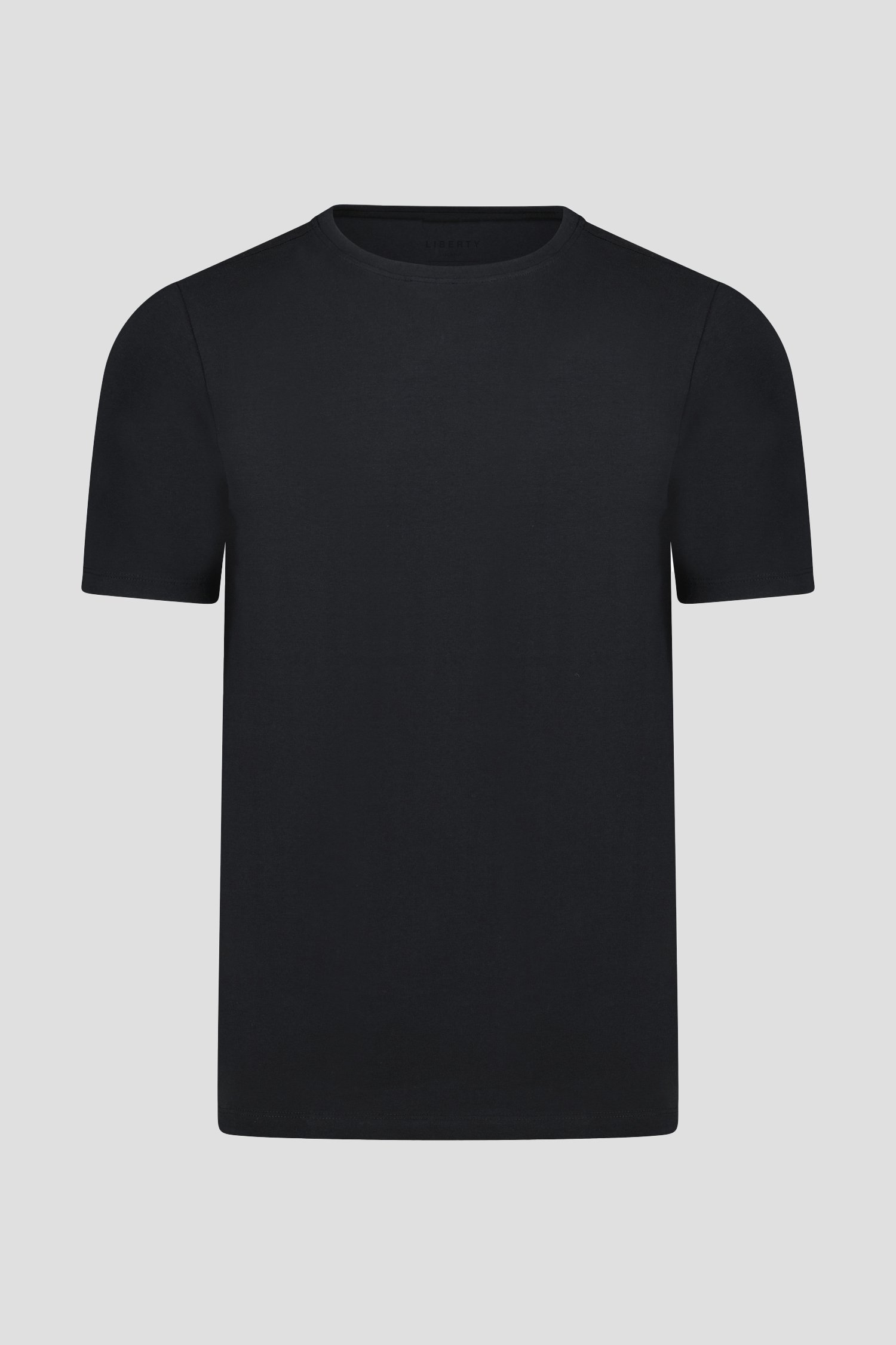 Photo produit 2 de T-shirt noir à col rond	 de Liberty Island pour Hommes