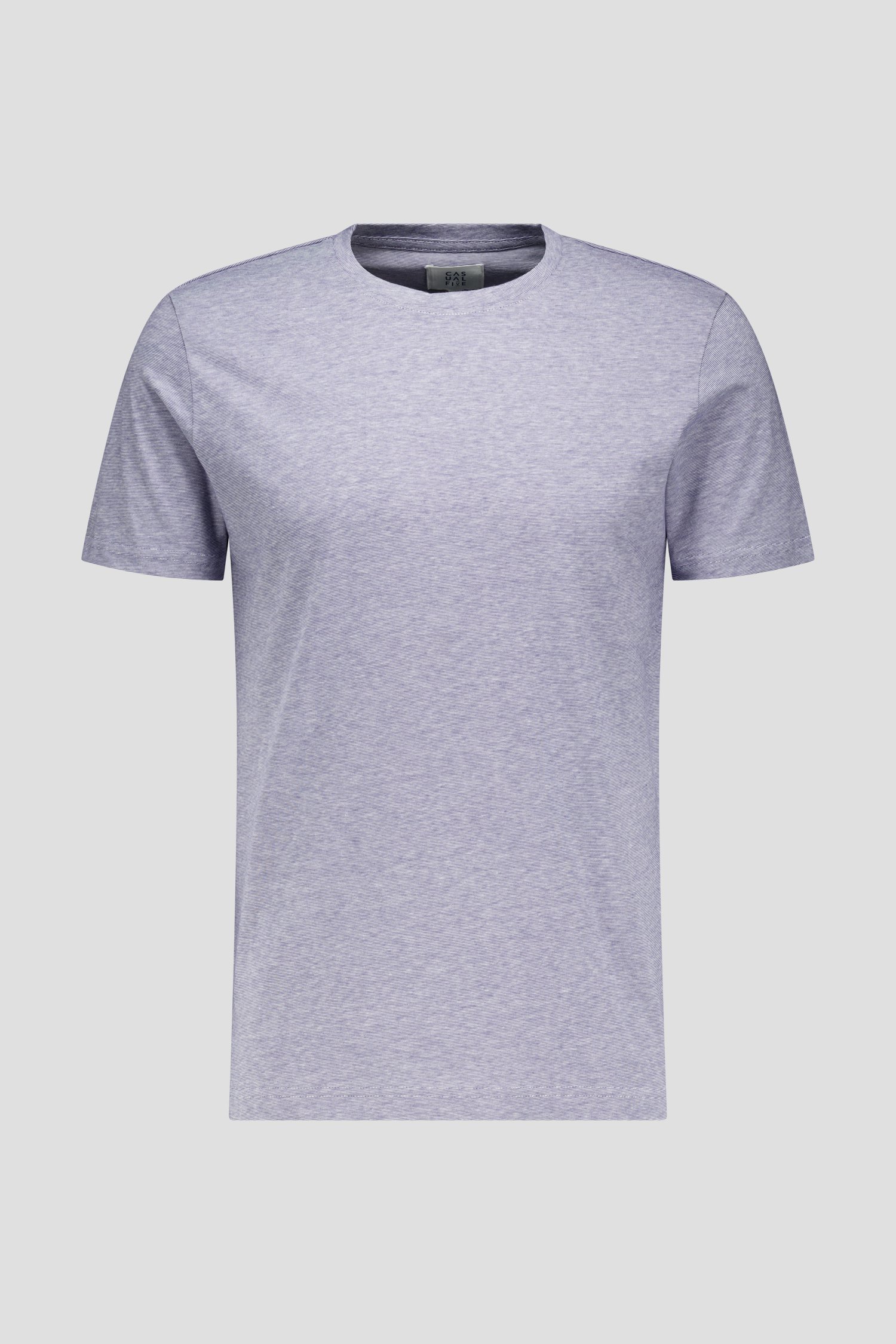 Photo produit 1 de T-shirt rayé blanc-bleu de Casual Five pour Hommes