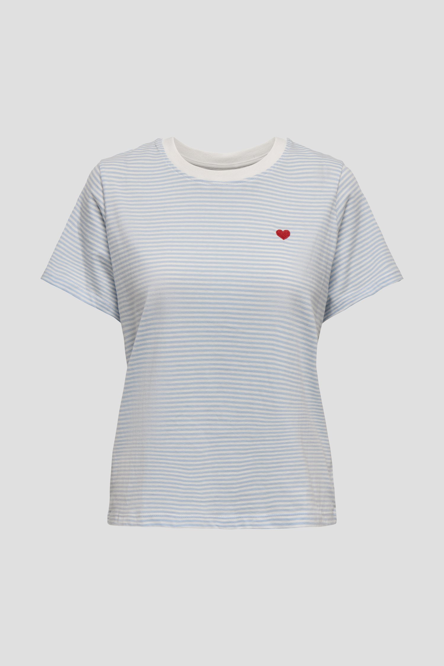 Photo produit 1 de  T-shirt rayé bleu clair  de JDY pour Femmes