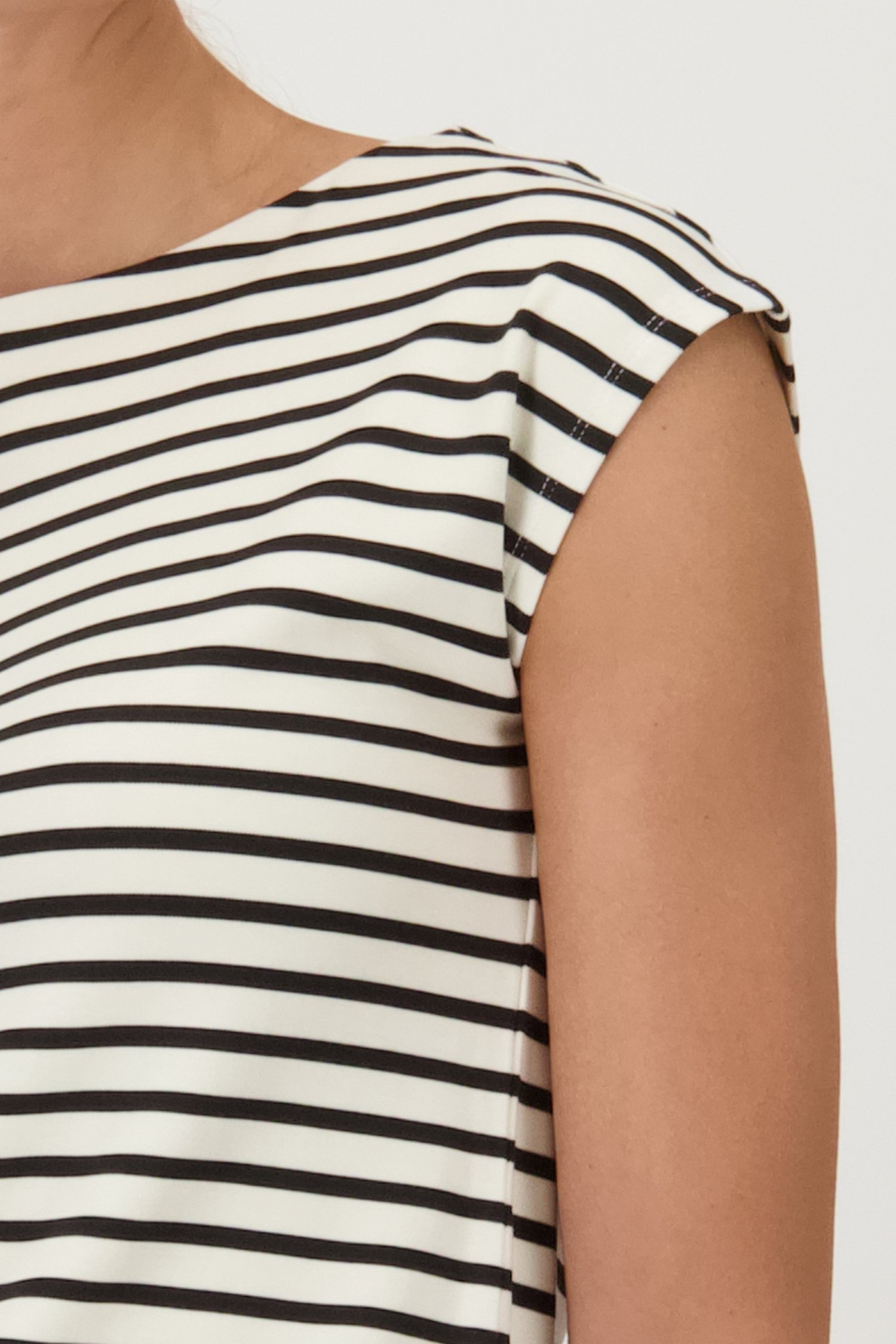 T-shirt rayé écru de D'Auvry pour Femmes