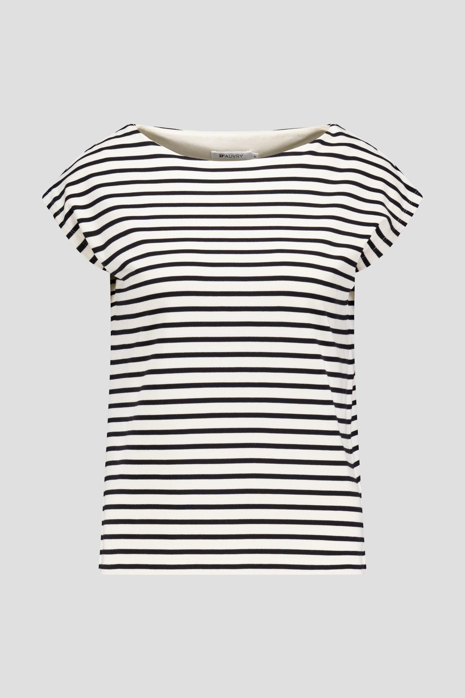T-shirt rayé écru de D'Auvry pour Femmes