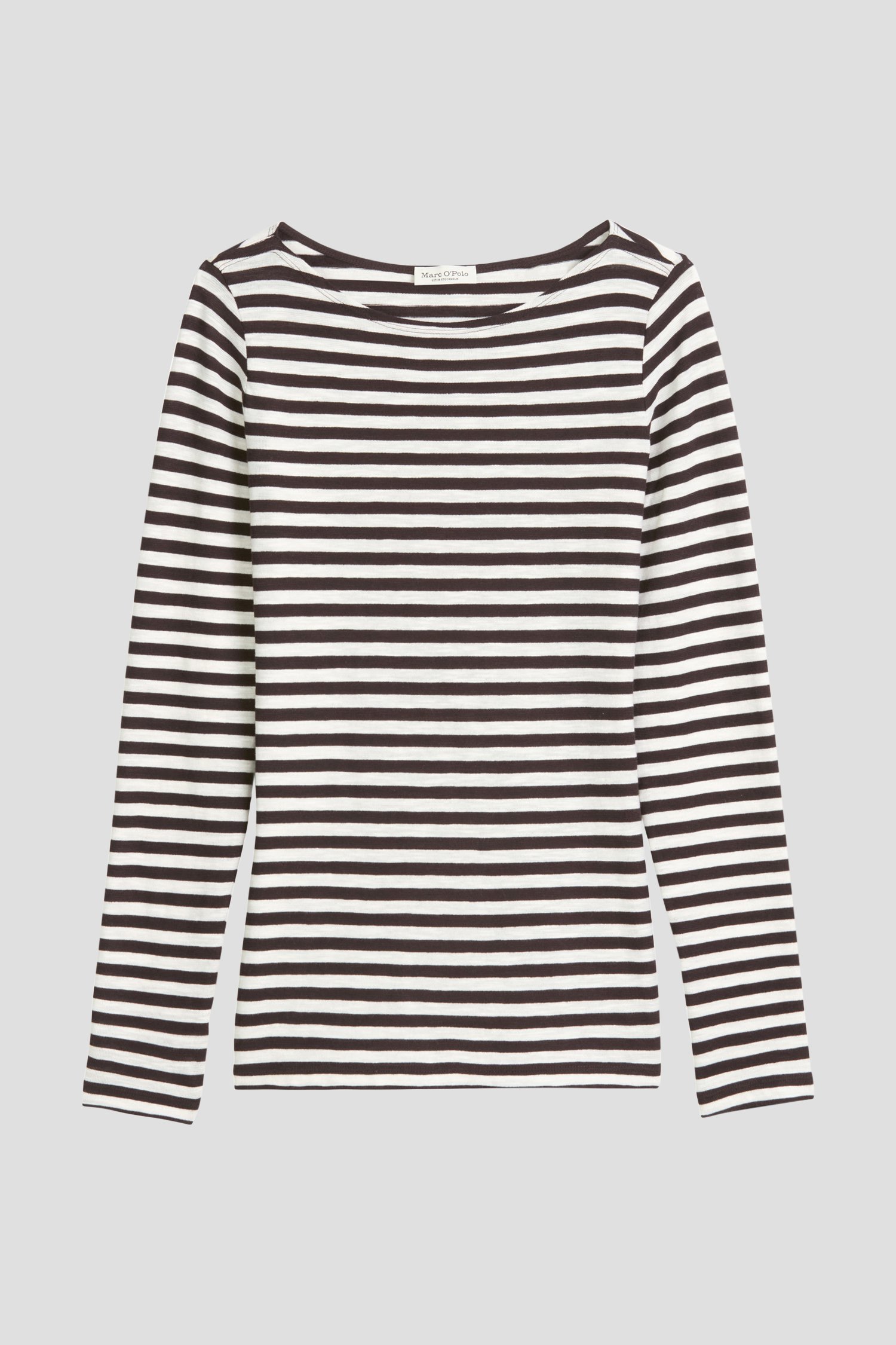 Photo produit 1 de T-shirt rayé noir et blanc de Marc O'Polo pour Femmes