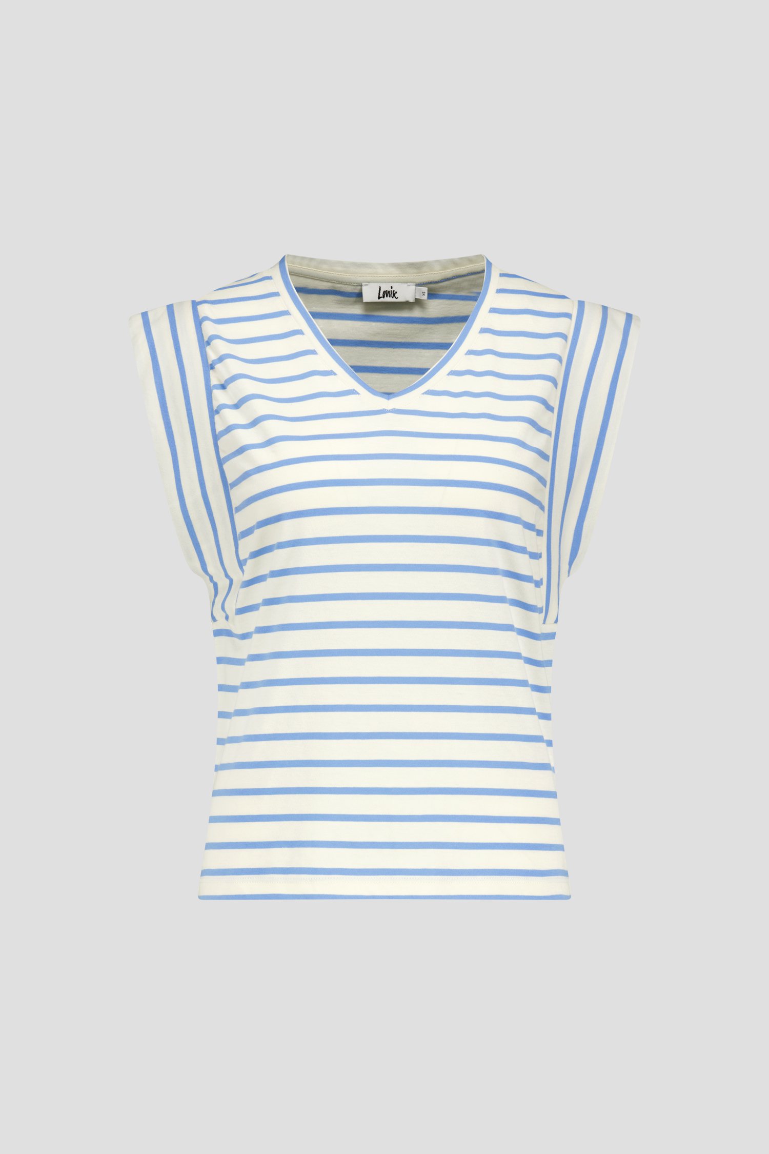 T-shirt sans manches rayé bleu  de Louise pour Femmes