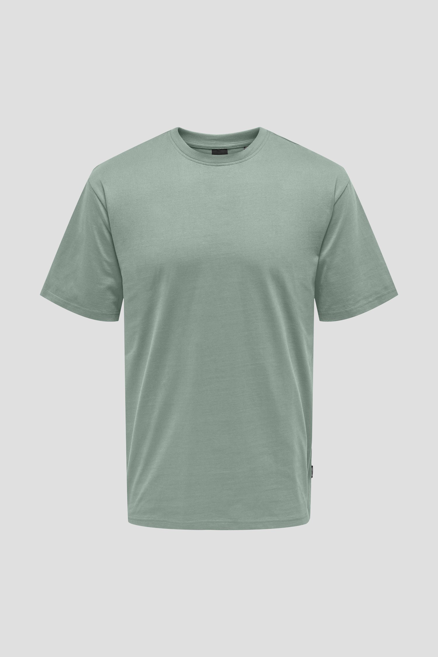 T-shirt vert à col rond de ONLY & SONS pour Hommes