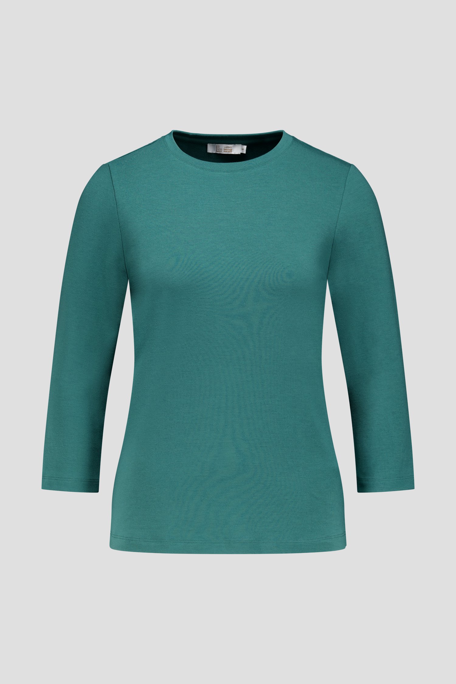 Photo produit 1 de T-shirt vert foncé à manches 3/4 de Liberty Loving nature pour Femmes