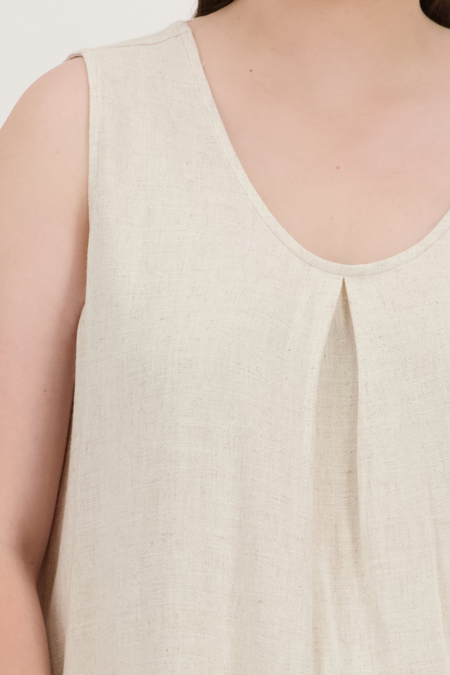 Top beige clair de Only Carmakoma pour Femmes