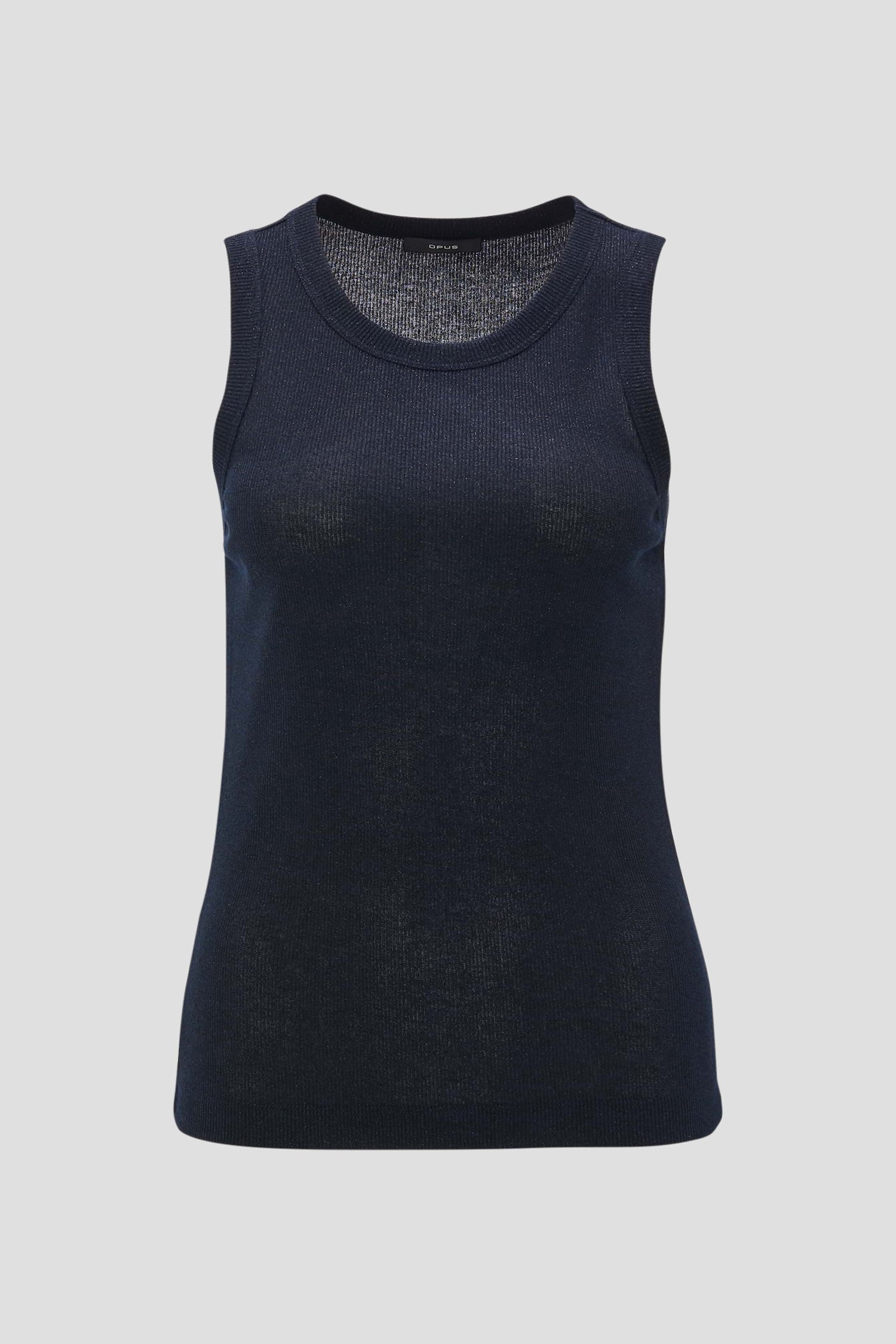 Photo produit 1 de Top bleu foncé avec fil brillant de Opus pour Femmes