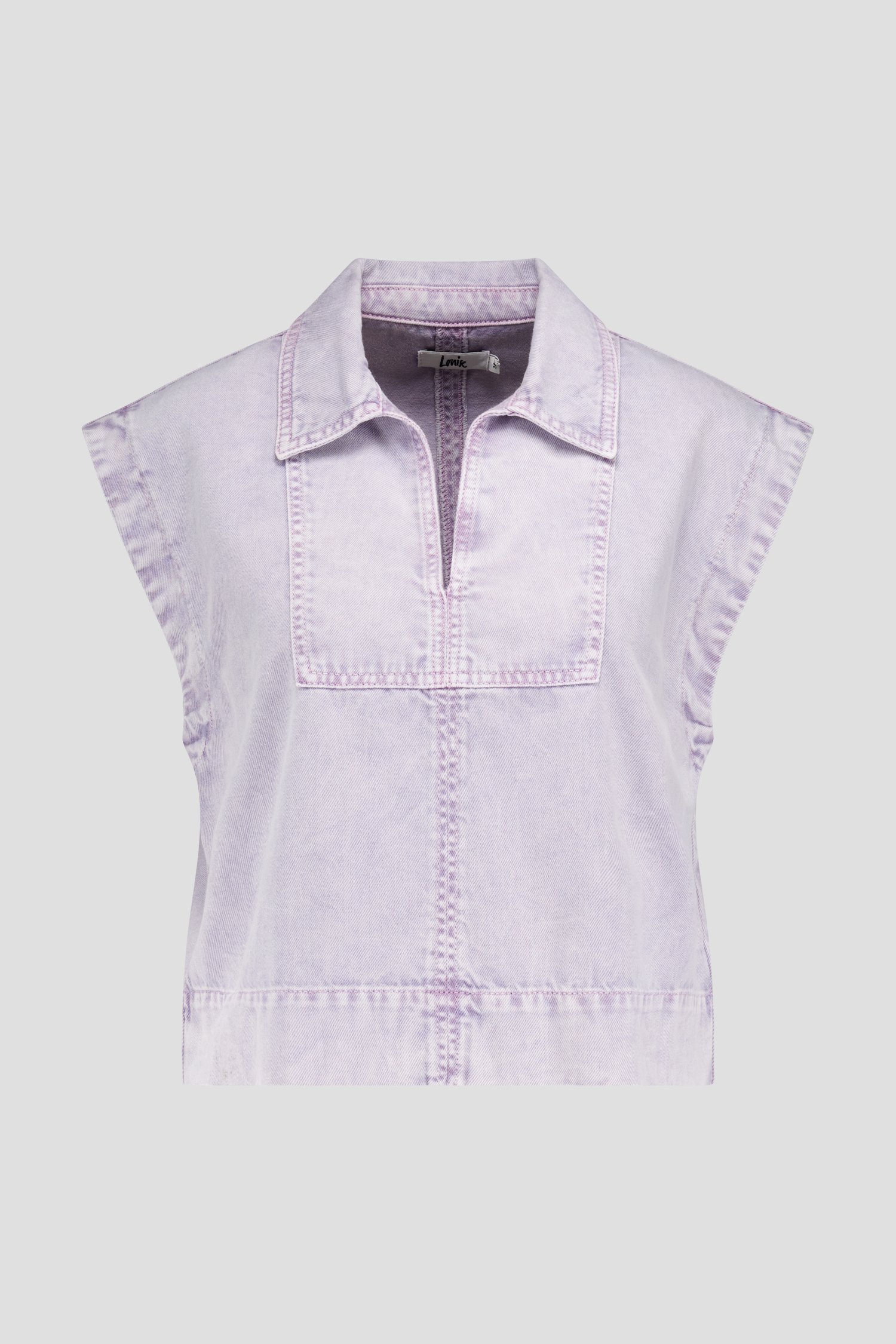 Top en denim sans manches lilas de Louise pour Femmes