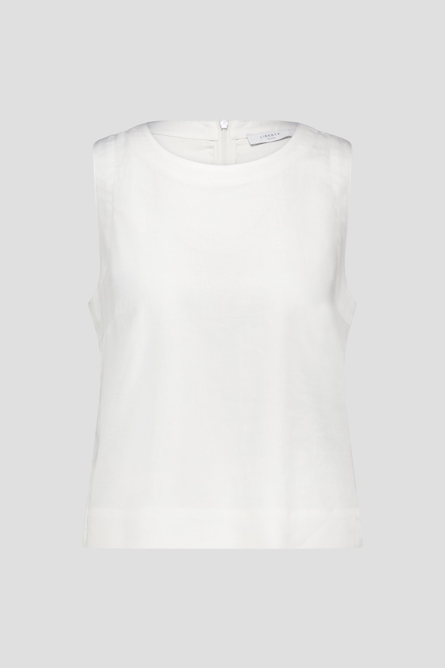 Top en lin blanc de Liberty Island pour Femmes