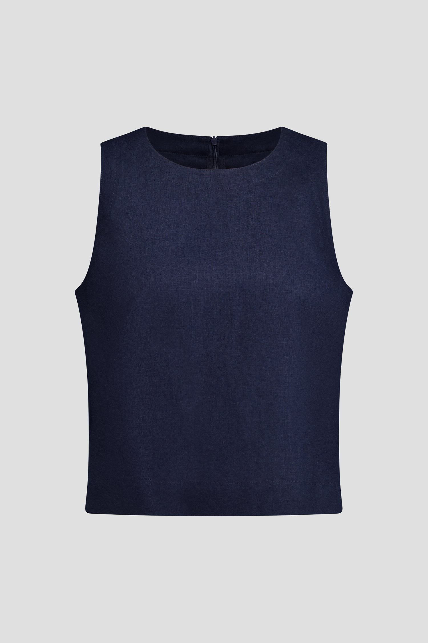 Photo produit 1 de Top en lin bleu marine en lin de Liberty Island pour Femmes