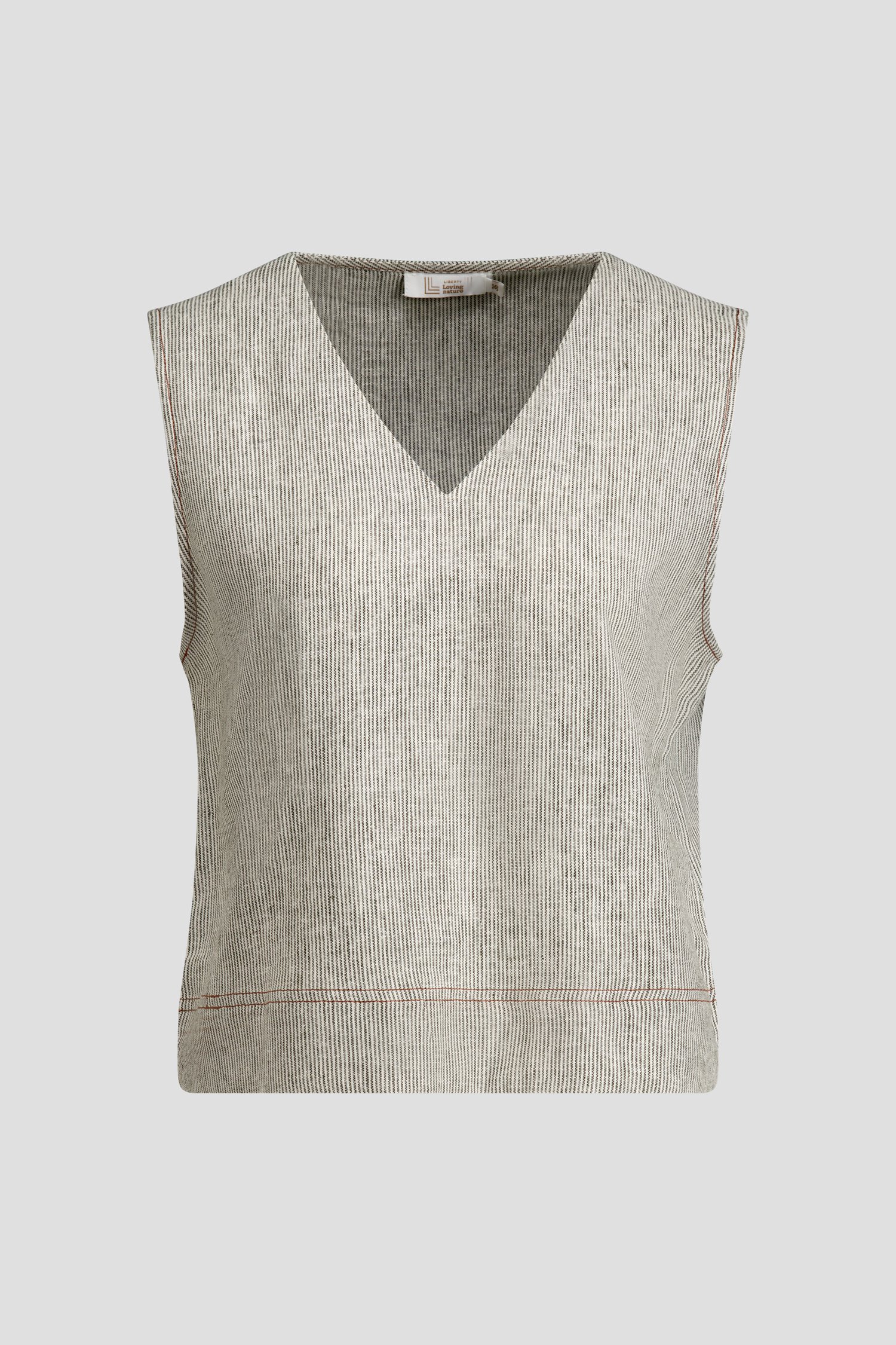 Photo produit 2 de Top en lin gris clair de Liberty Loving nature pour Femmes