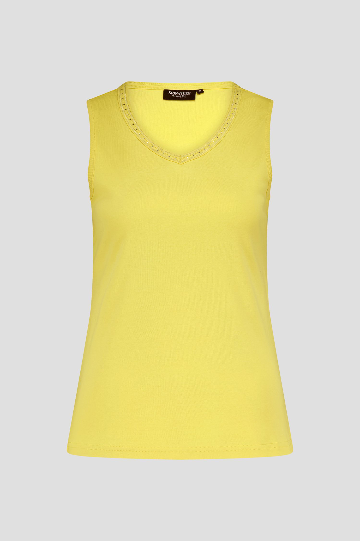 Top jaune de Signature pour Femmes