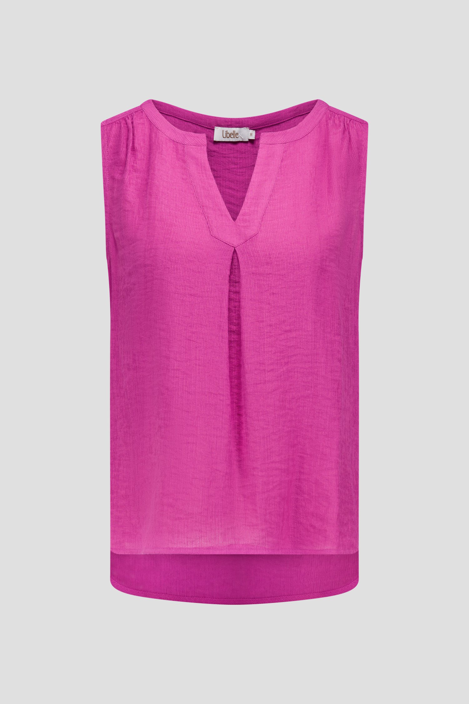 Top violet en tissu fin gaufré de Libelle pour Femmes