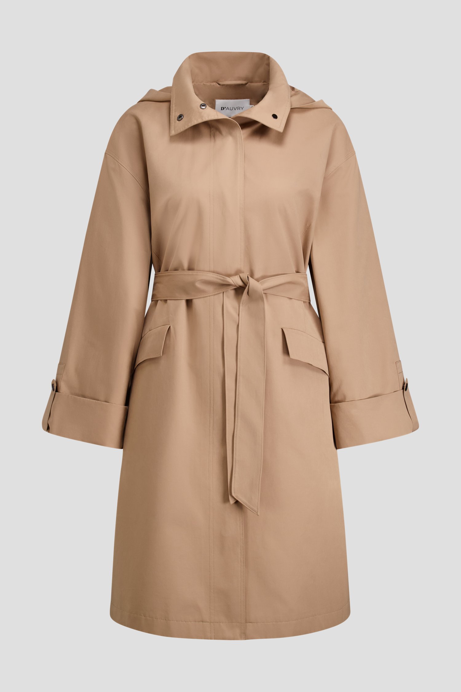 Photo produit 1 de Trenchcoat beige mi-long de D'Auvry pour Femmes